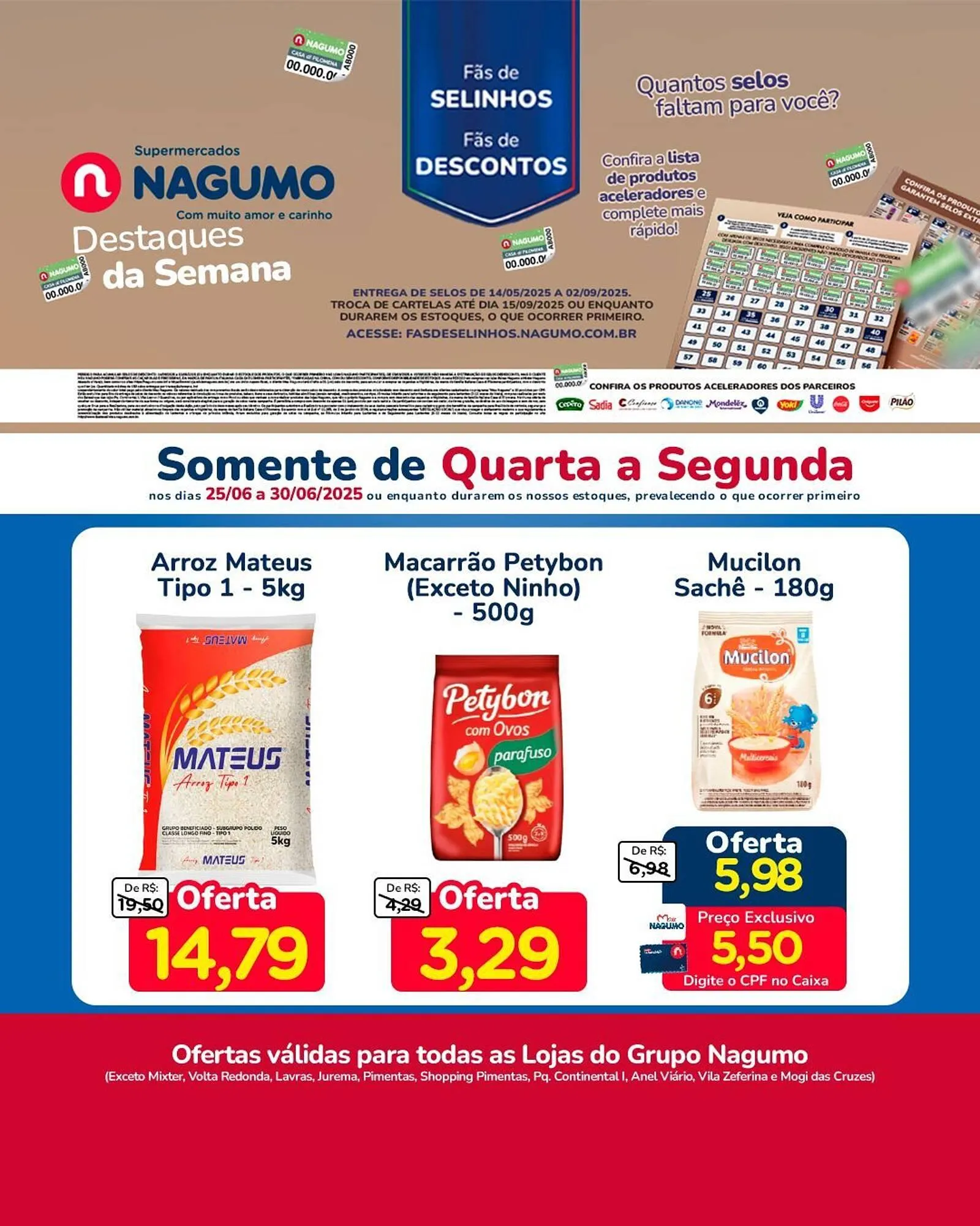 Encarte de Catálogo Nagumo 25 de junho até 30 de junho 2025 - Pagina 1