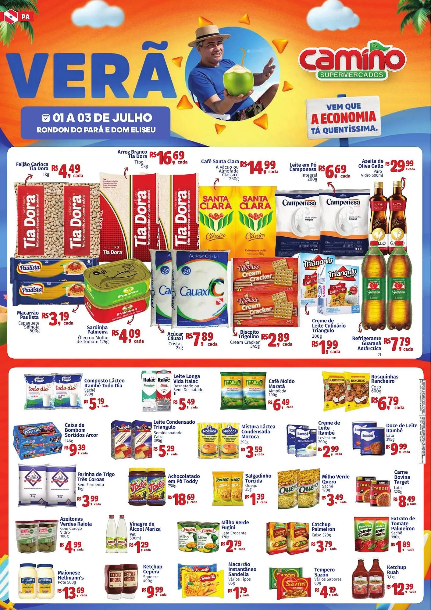 Encarte de Catálogo Camiño supermercados 1 de julho até 3 de julho 2025 - Pagina 1