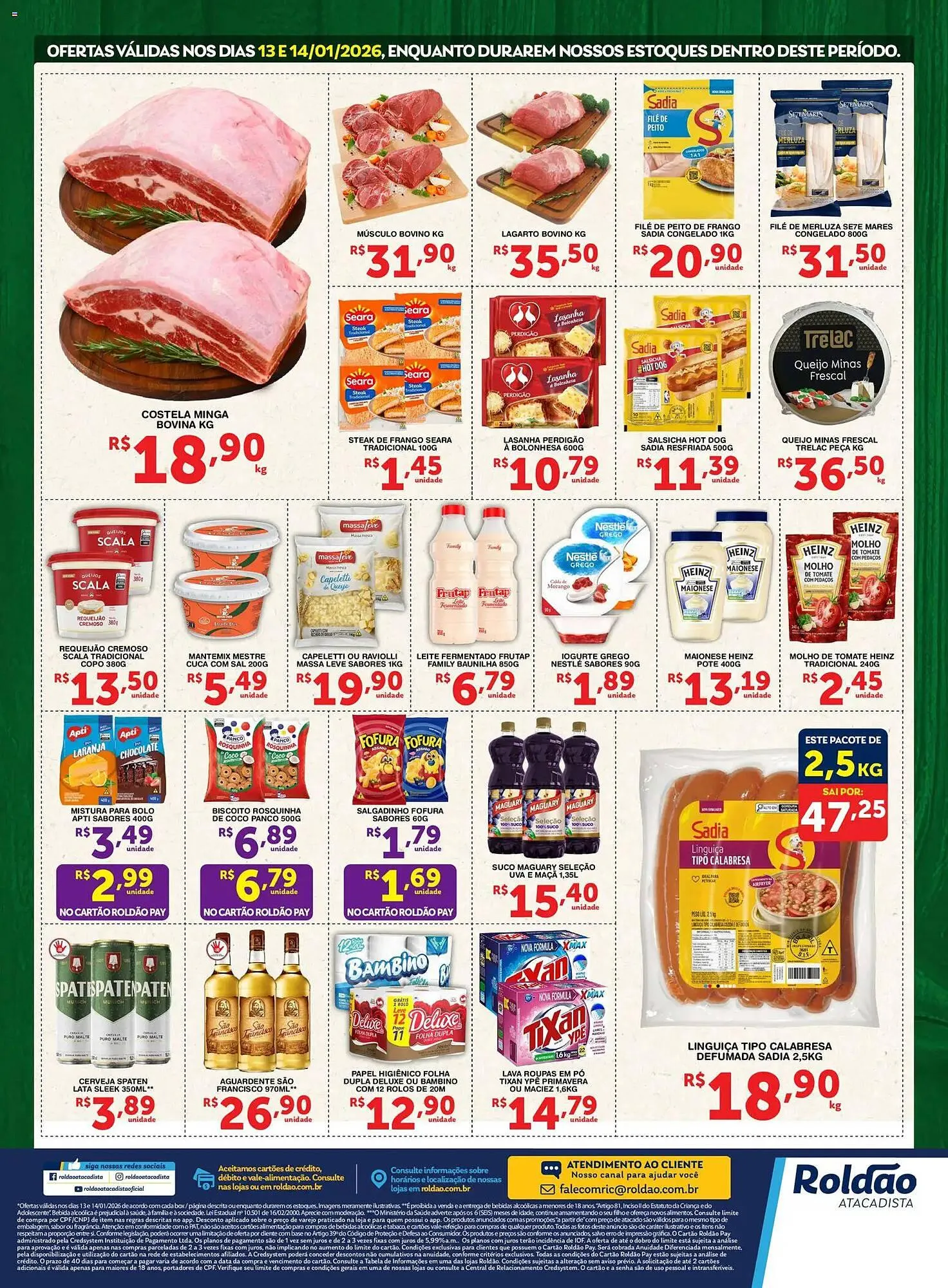 Encarte de Folheto Roldão 13 de janeiro até 14 de janeiro 2026 - Pagina 2