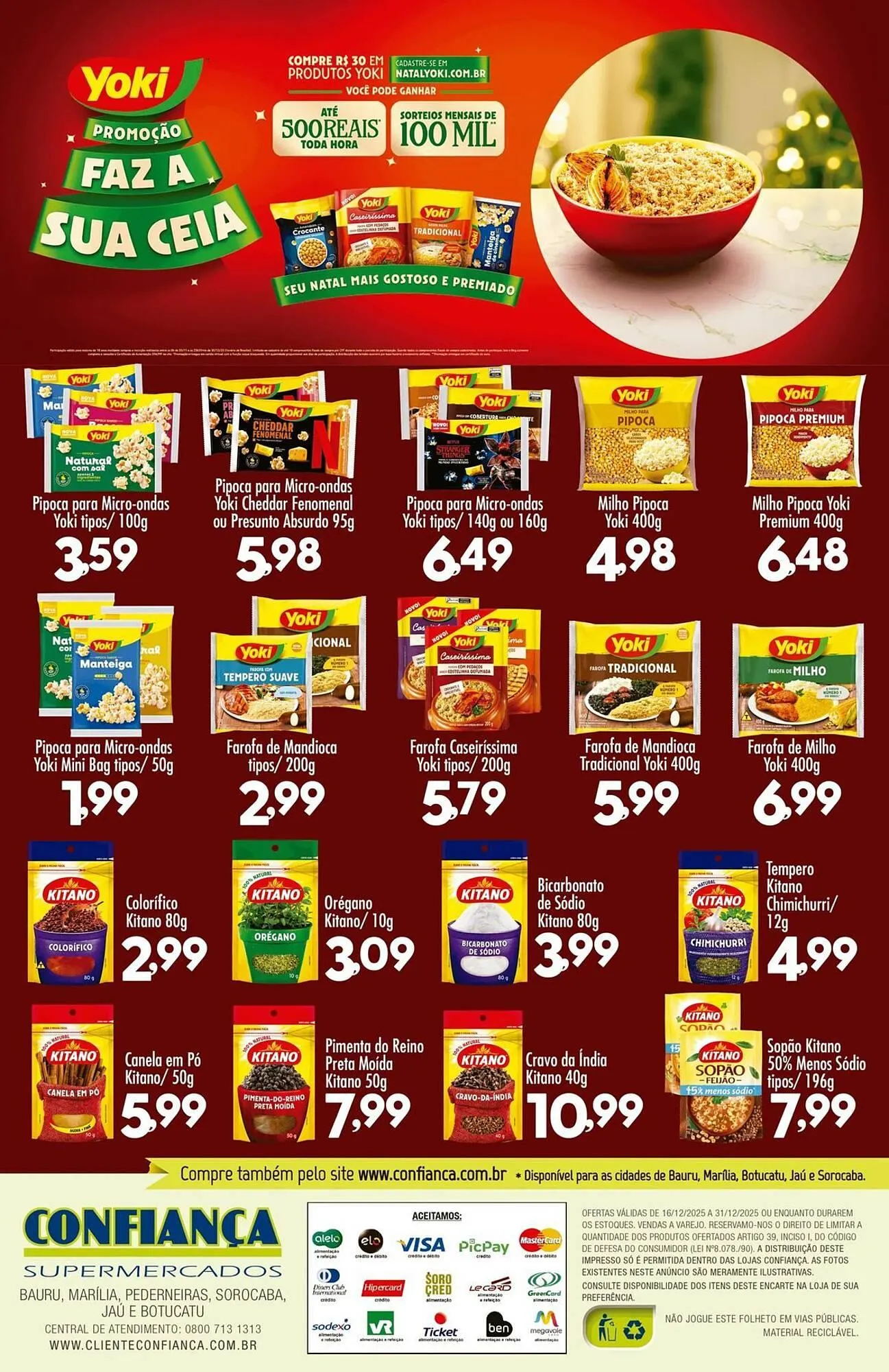 Encarte de Catálogo Confiança Supermercados 16 de dezembro até 31 de dezembro 2025 - Pagina 12