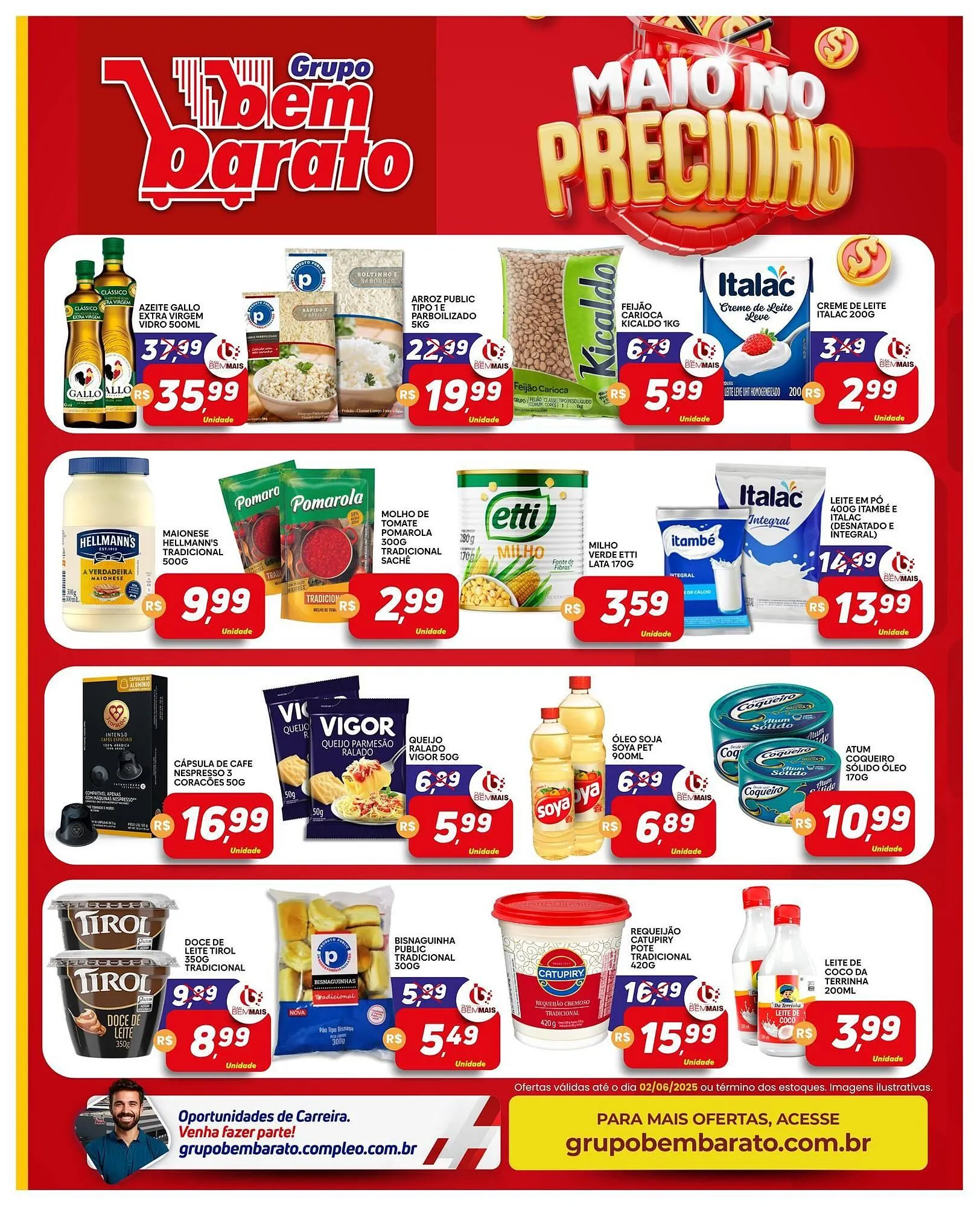 Encarte de Catálogo Supermercado Bem Barato 27 de maio até 2 de junho 2025 - Pagina 3
