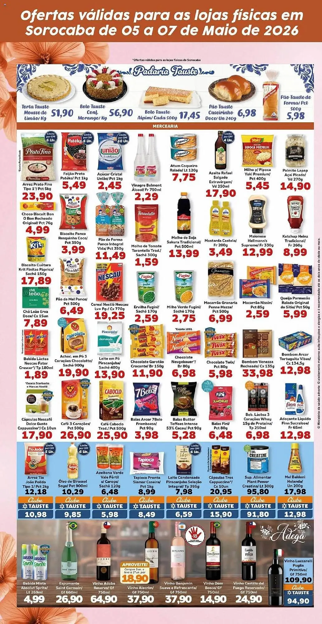 Encarte de Catálogo Supermercados Tauste 5 de maio até 7 de maio 2026 - Pagina 3