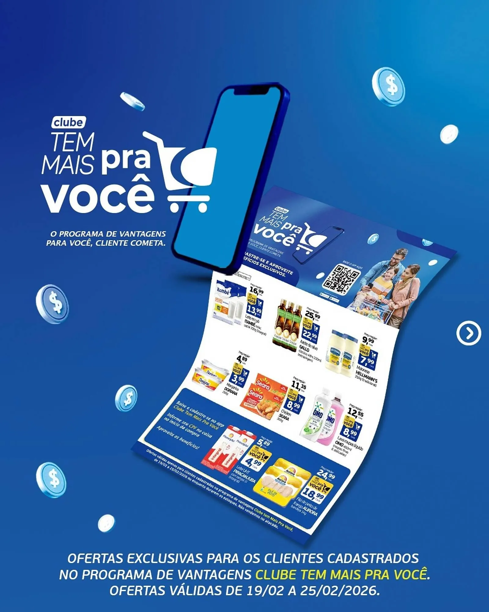 Encarte de Encarte Cometa Supermercados 19 de fevereiro até 25 de fevereiro 2026 - Pagina 1