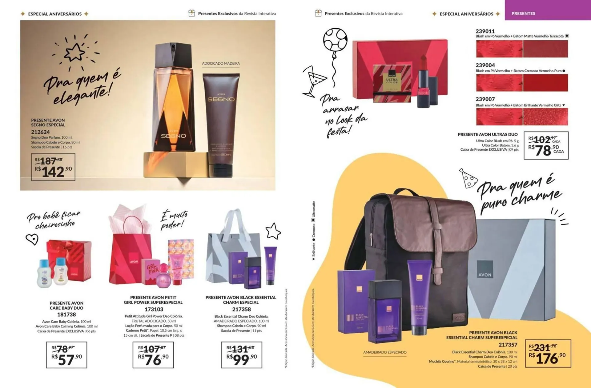 Encarte de Catálogo Avon 1 de março até 31 de março 2026 - Pagina 70