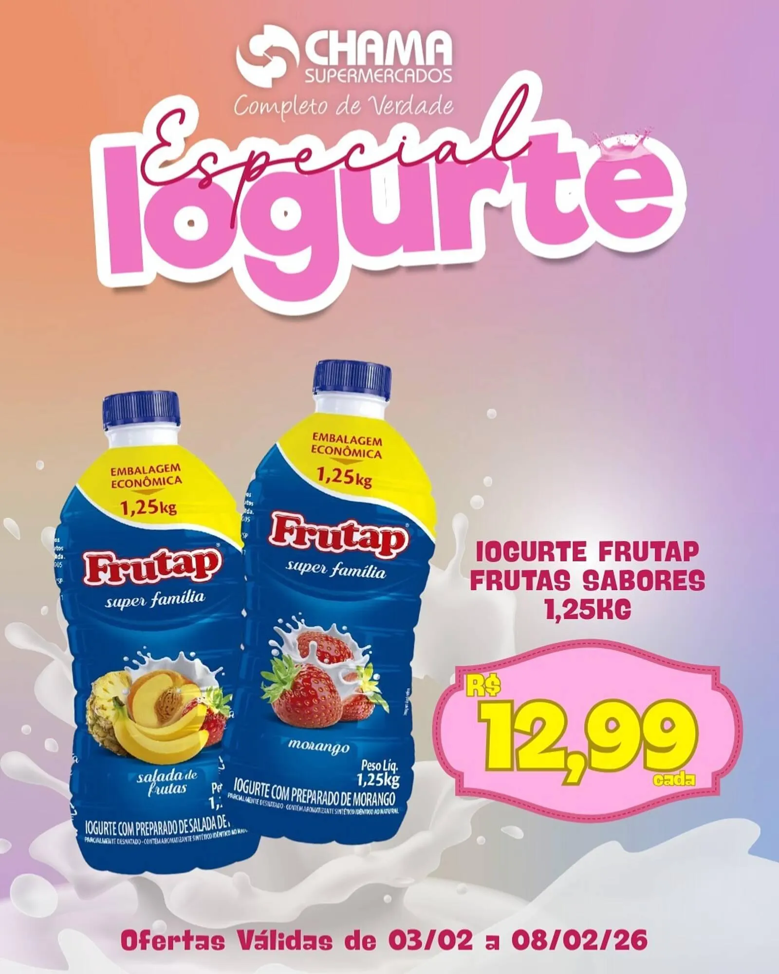 Encarte de Catálogo Chama Supermercados 3 de março até 8 de março 2026 - Pagina 3
