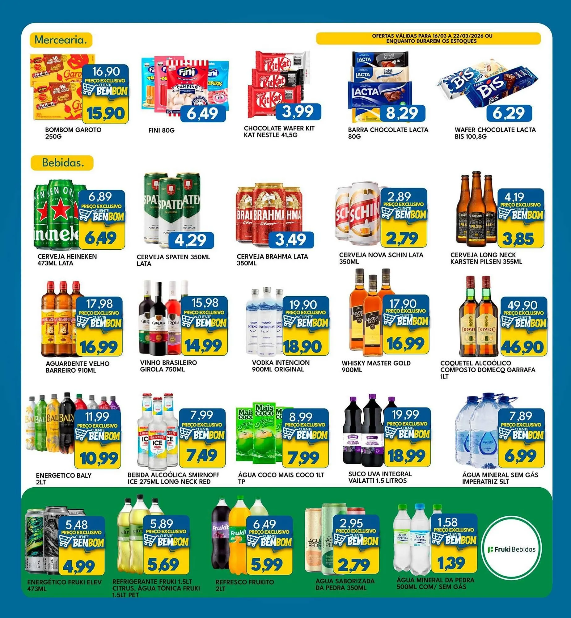 Encarte de Catálogo Rancho Bom Supermercados 16 de março até 22 de março 2026 - Pagina 3