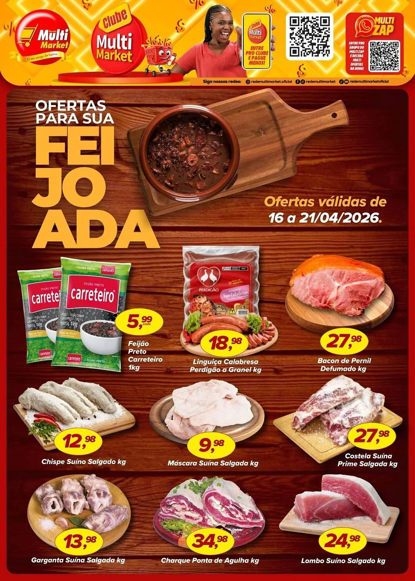 Encarte de Encarte Rede Multi Market 17 de abril até 19 de abril 2026 - Pagina 2