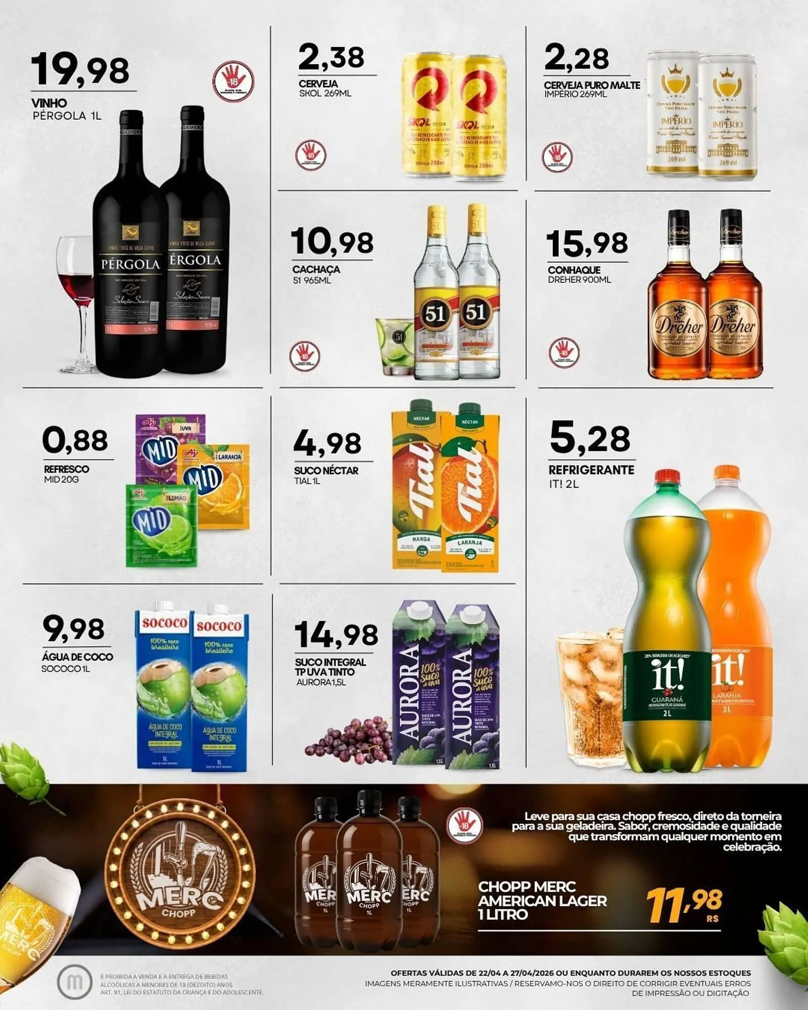 Encarte de Folheto Mercadão Atacadista 22 de abril até 27 de abril 2026 - Pagina 2