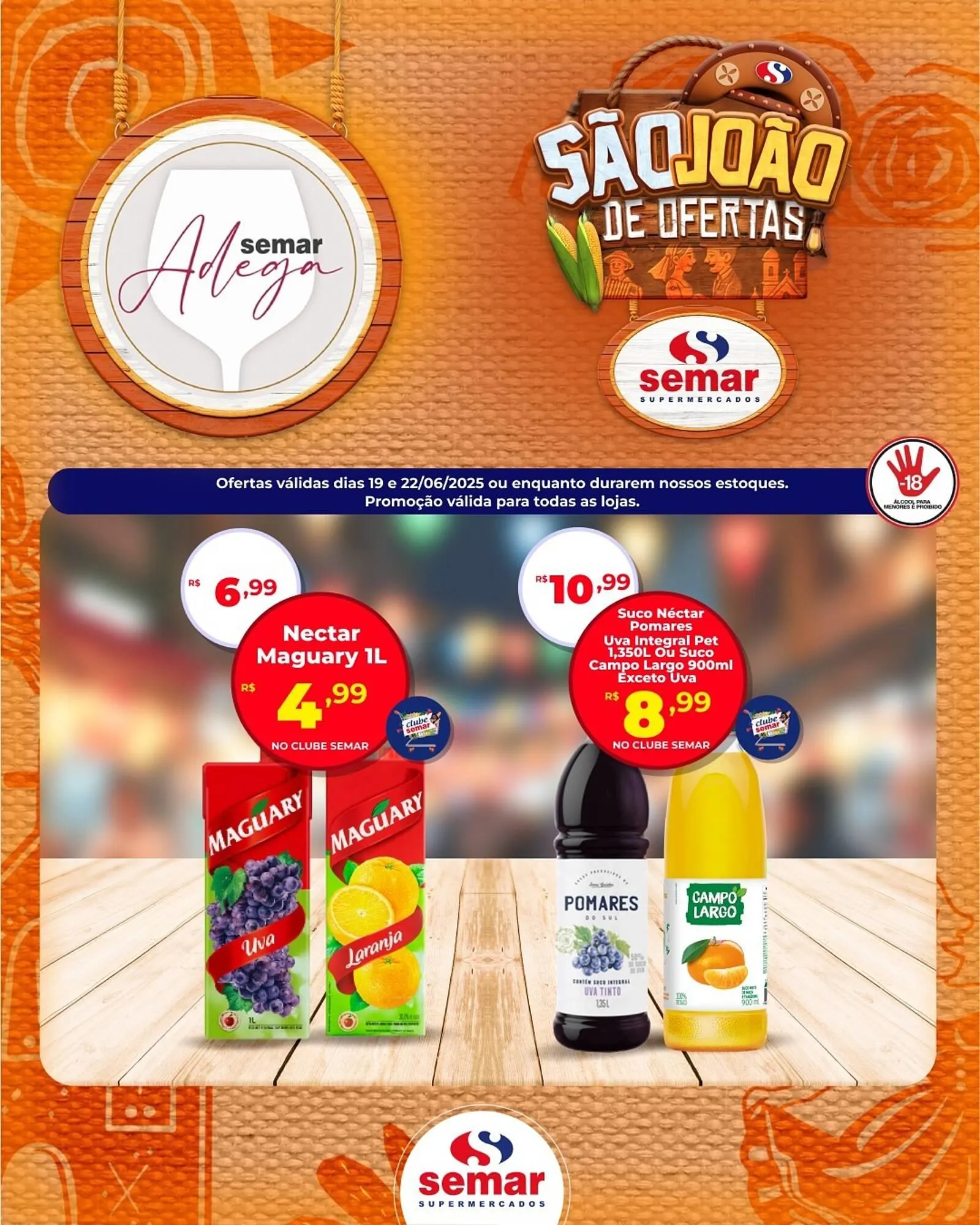 Encarte de Catálogo Semar Supermercado 19 de junho até 22 de junho 2025 - Pagina 3