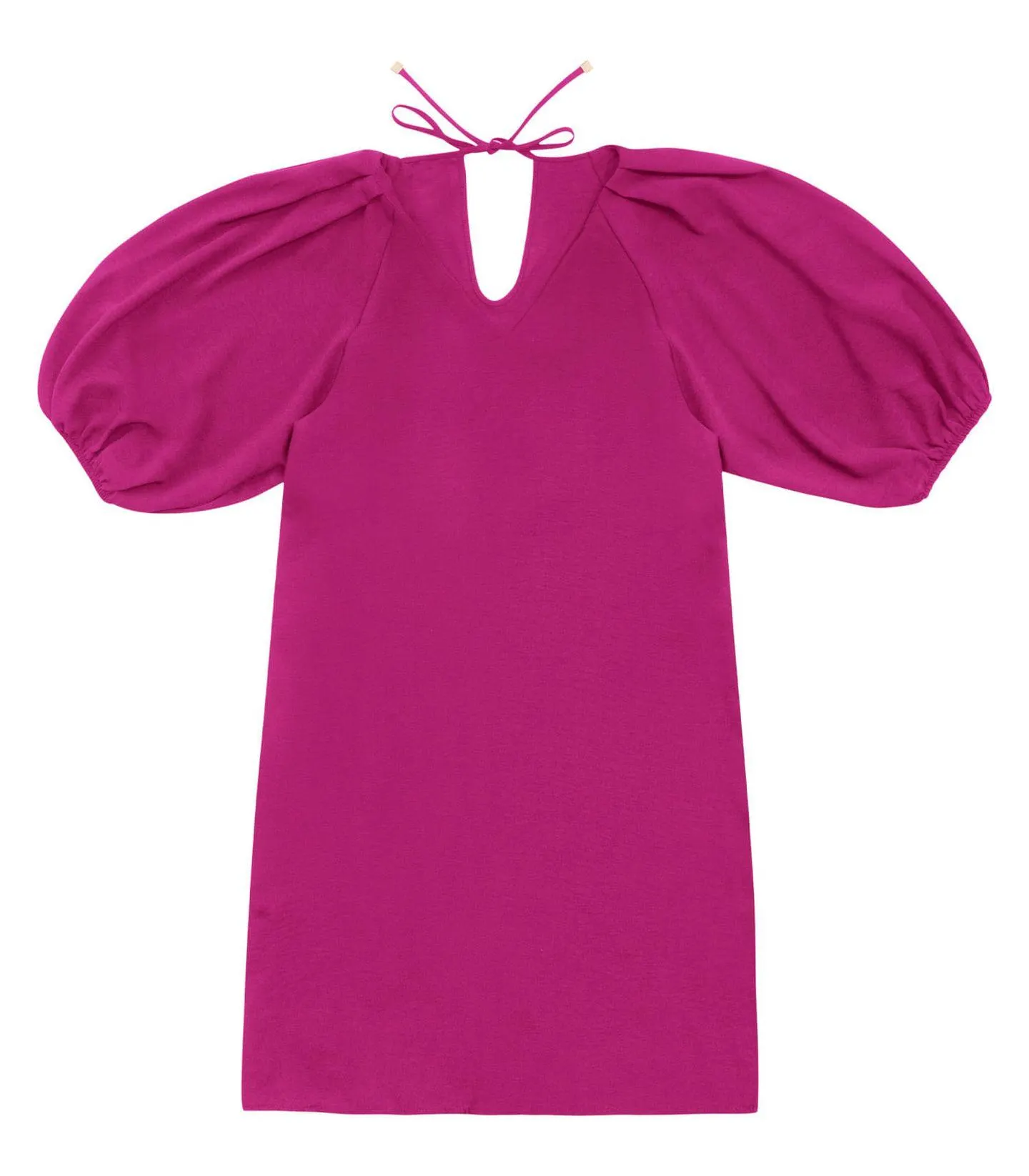 Vestido Feminino Liso Rovitex Rosa