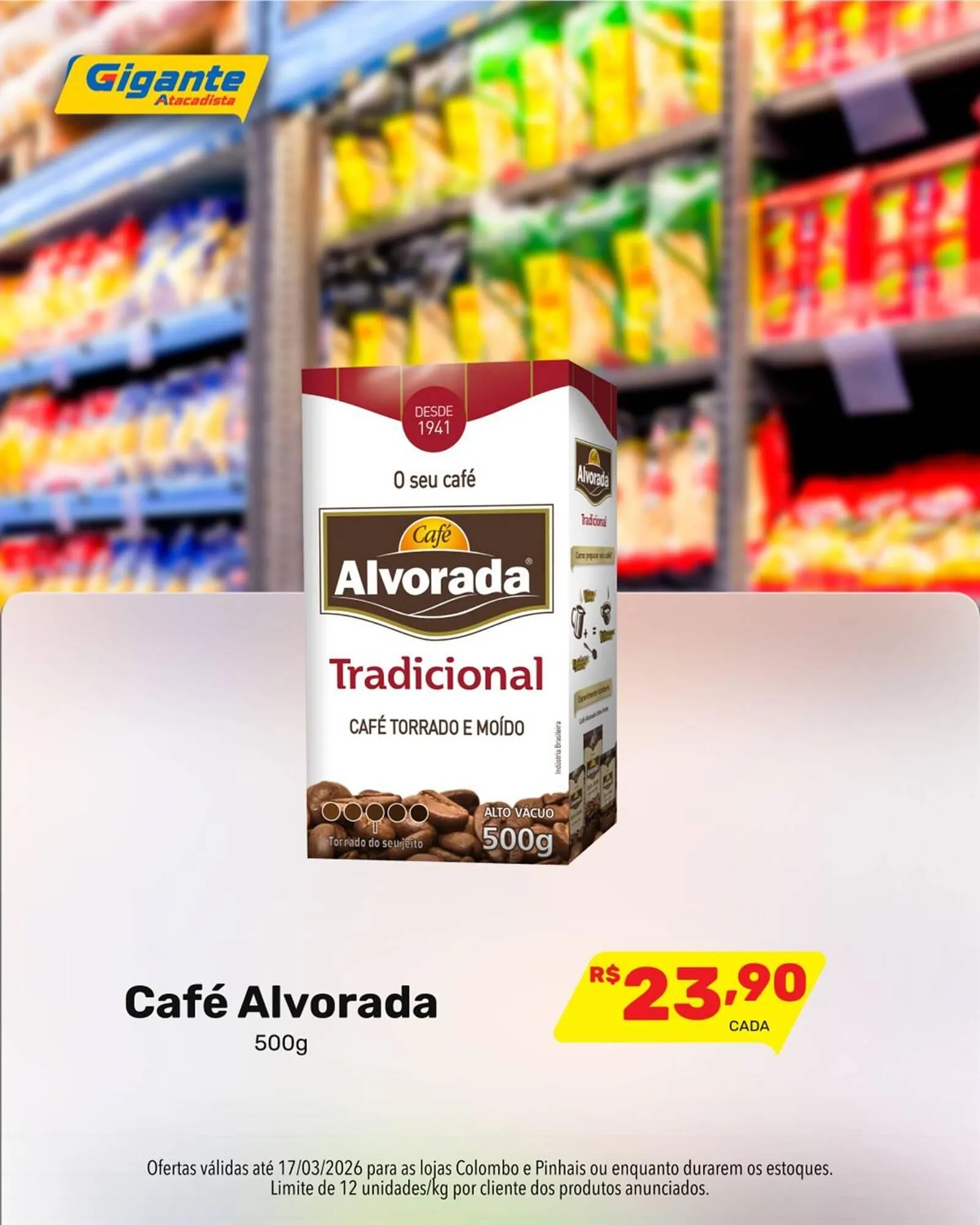 Encarte de Encarte Gigante Atacadista 13 de março até 17 de março 2026 - Pagina 1