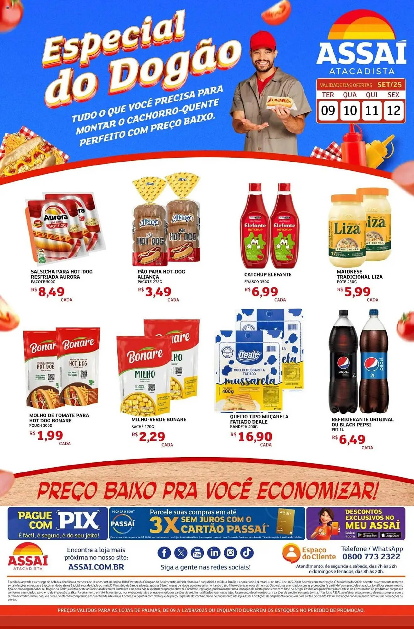 Encarte de Encarte Assaí Atacadista 9 de setembro até 12 de setembro 2025 - Pagina 1