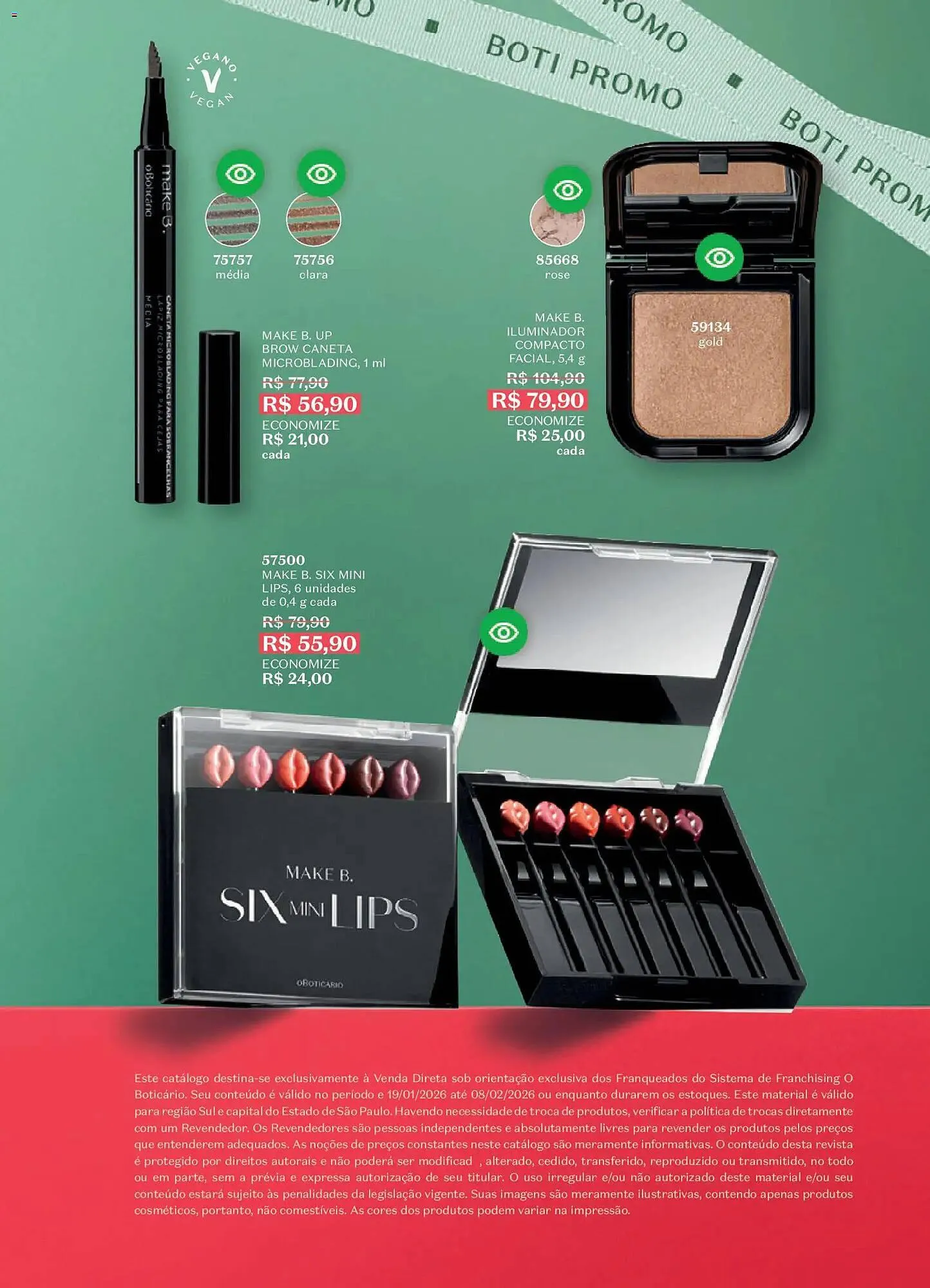 Encarte de Catálogo O Boticário 19 de janeiro até 9 de fevereiro 2026 - Pagina 197