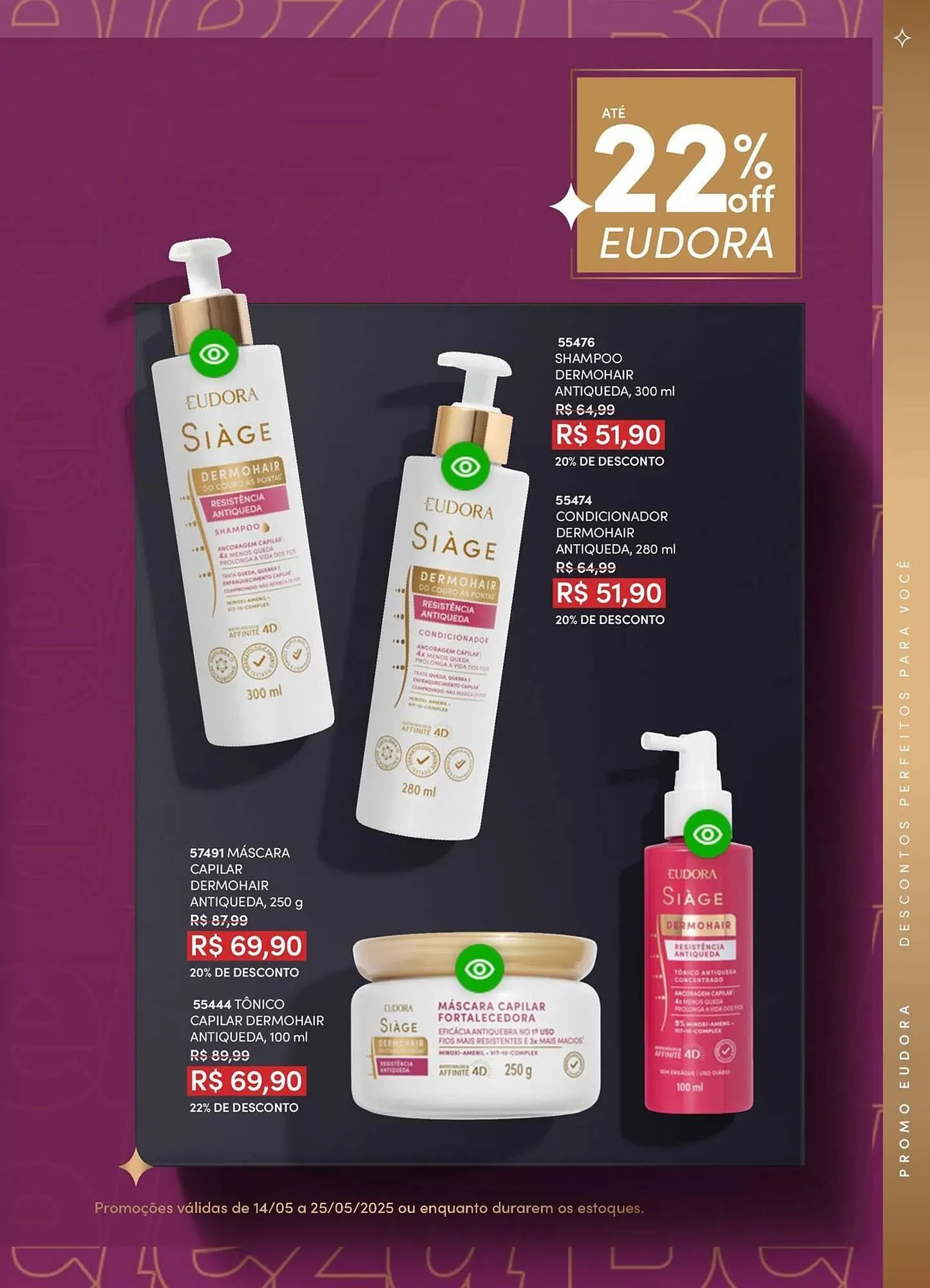 Encarte de Catálogo Eudora 15 de maio até 15 de junho 2025 - Pagina 117