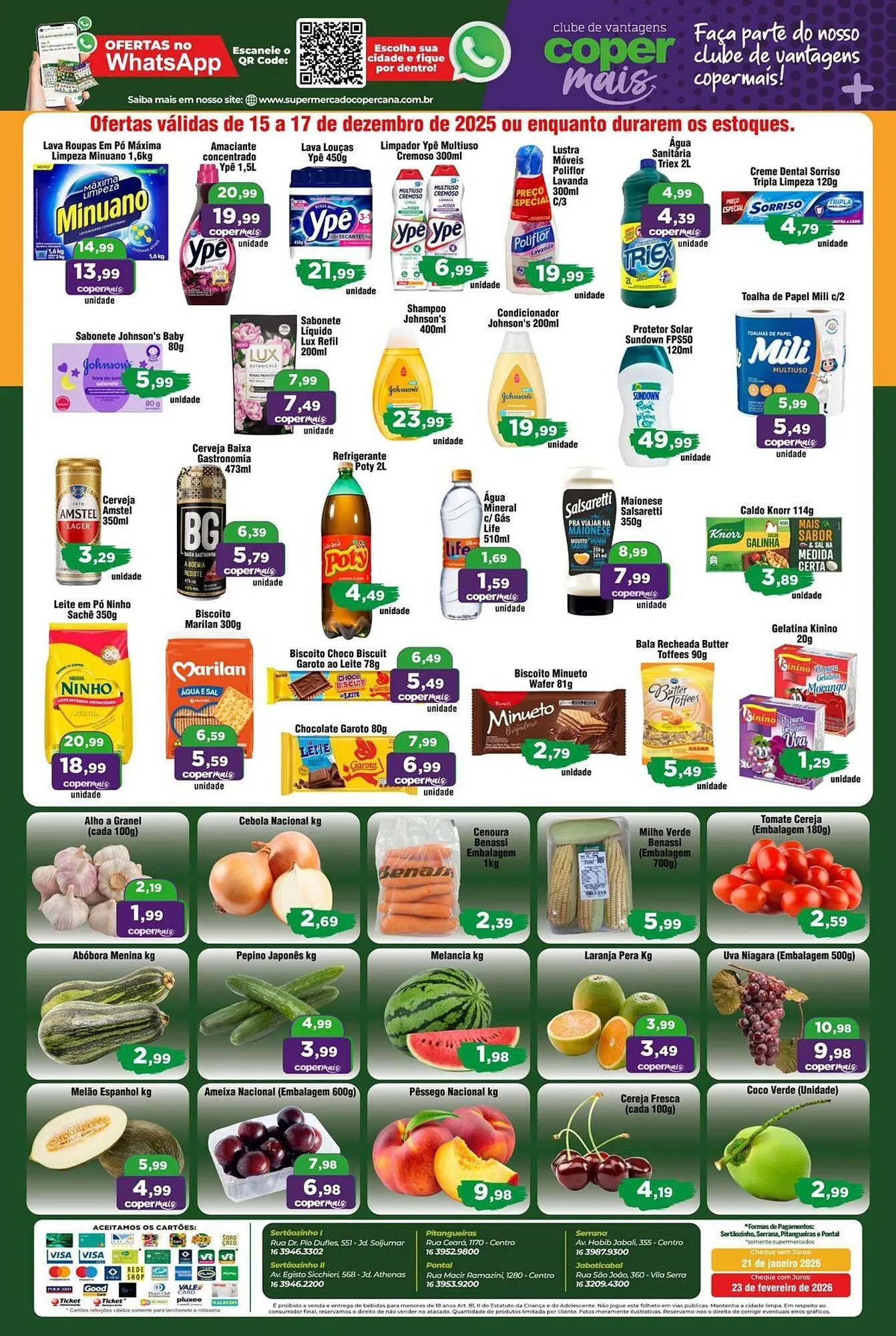 Encarte de Tabloide Copercana 15 de dezembro até 17 de dezembro 2025 - Pagina 2
