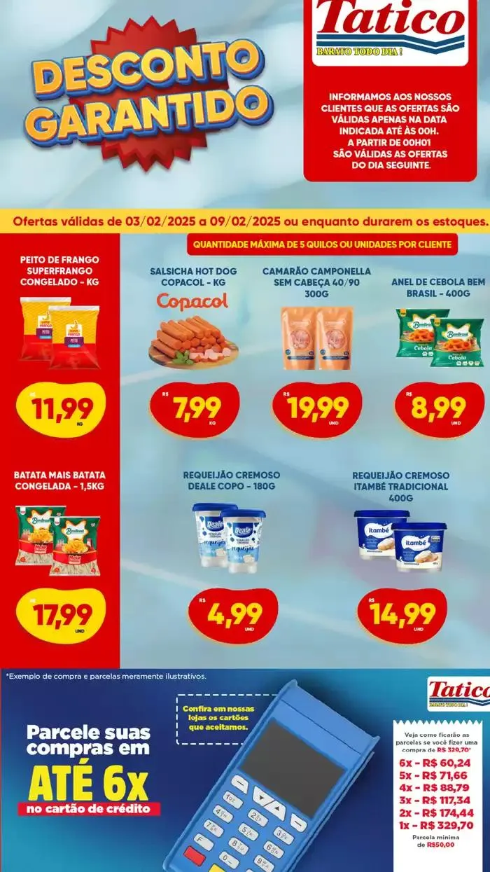 Encarte de Ofertas e promoções atuais 3 de fevereiro até 9 de fevereiro 2025 - Pagina 1