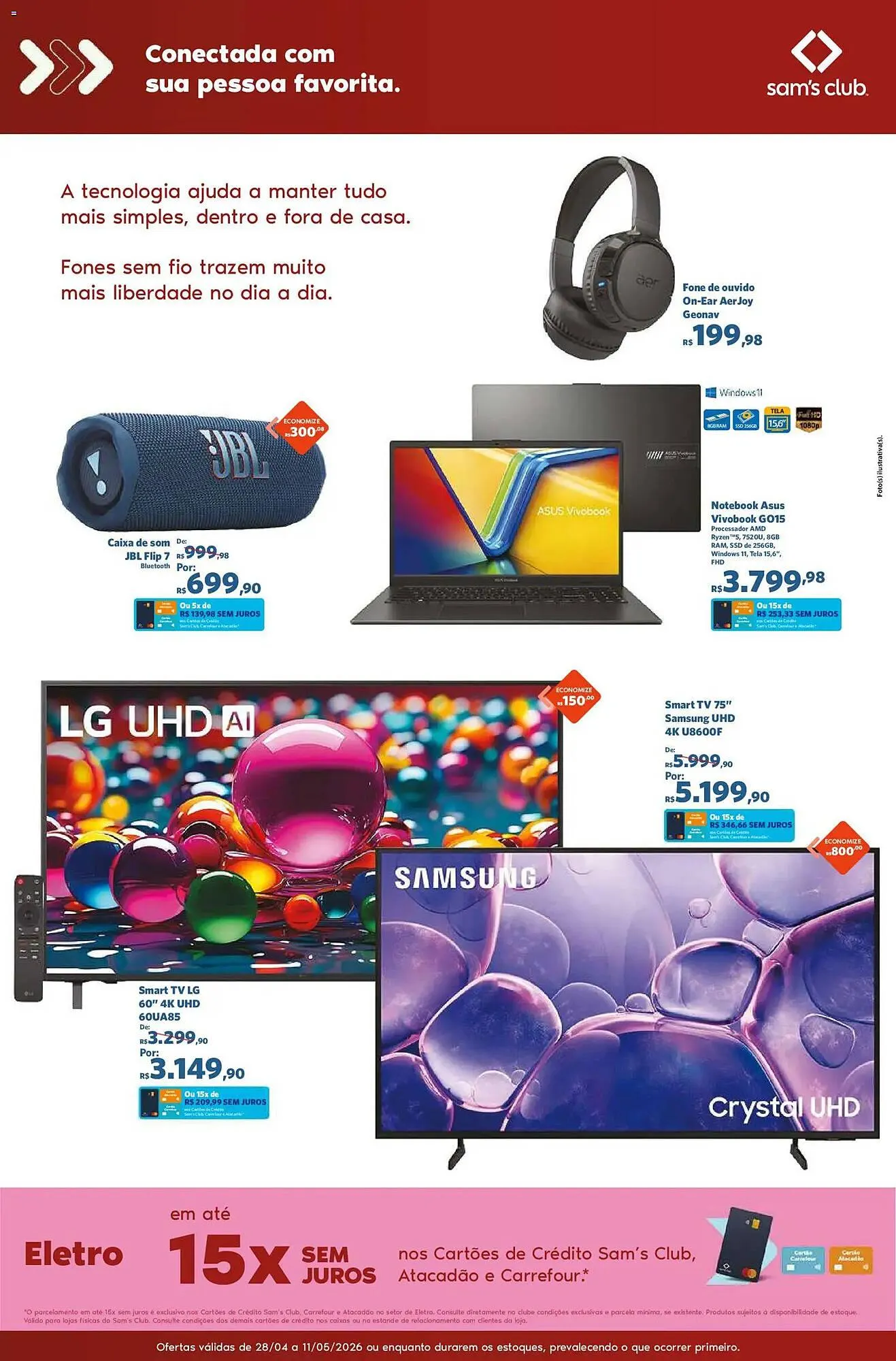 Encarte de Folheto Sam's Club 28 de abril até 11 de maio 2026 - Pagina 11
