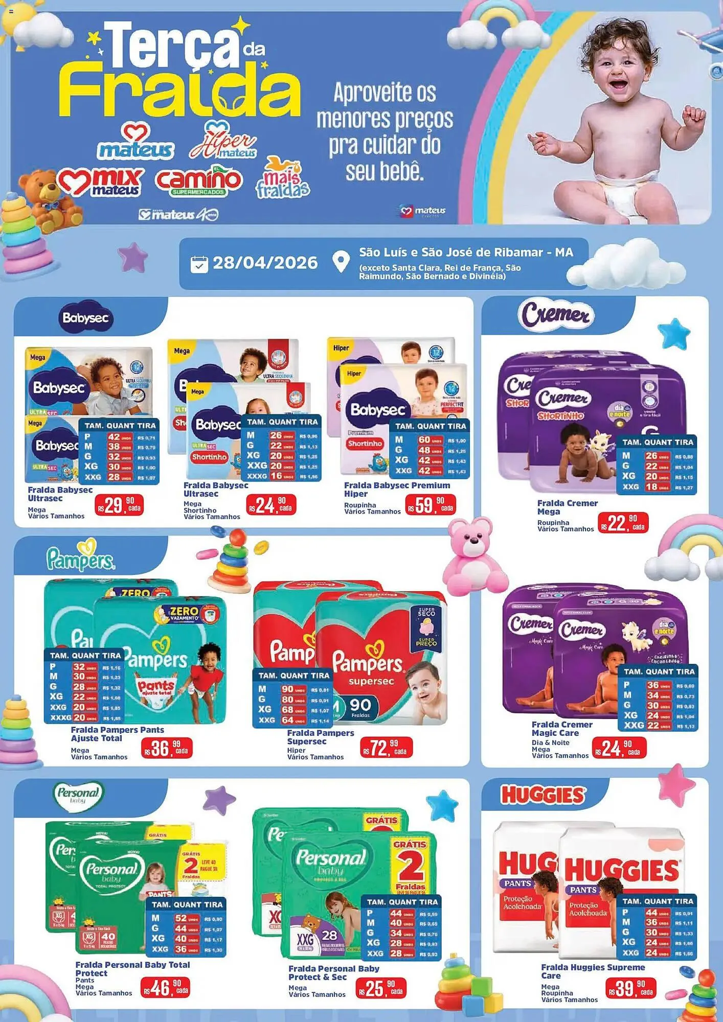 Encarte de Catálogo Supermercados Mateus 28 de abril até 28 de abril 2026 - Pagina 1