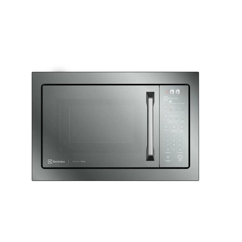 Micro-ondas de Embutir Electrolux 34L Inox Espelhado Home Pro com Grill e Função Tira Odor (ME3HP)