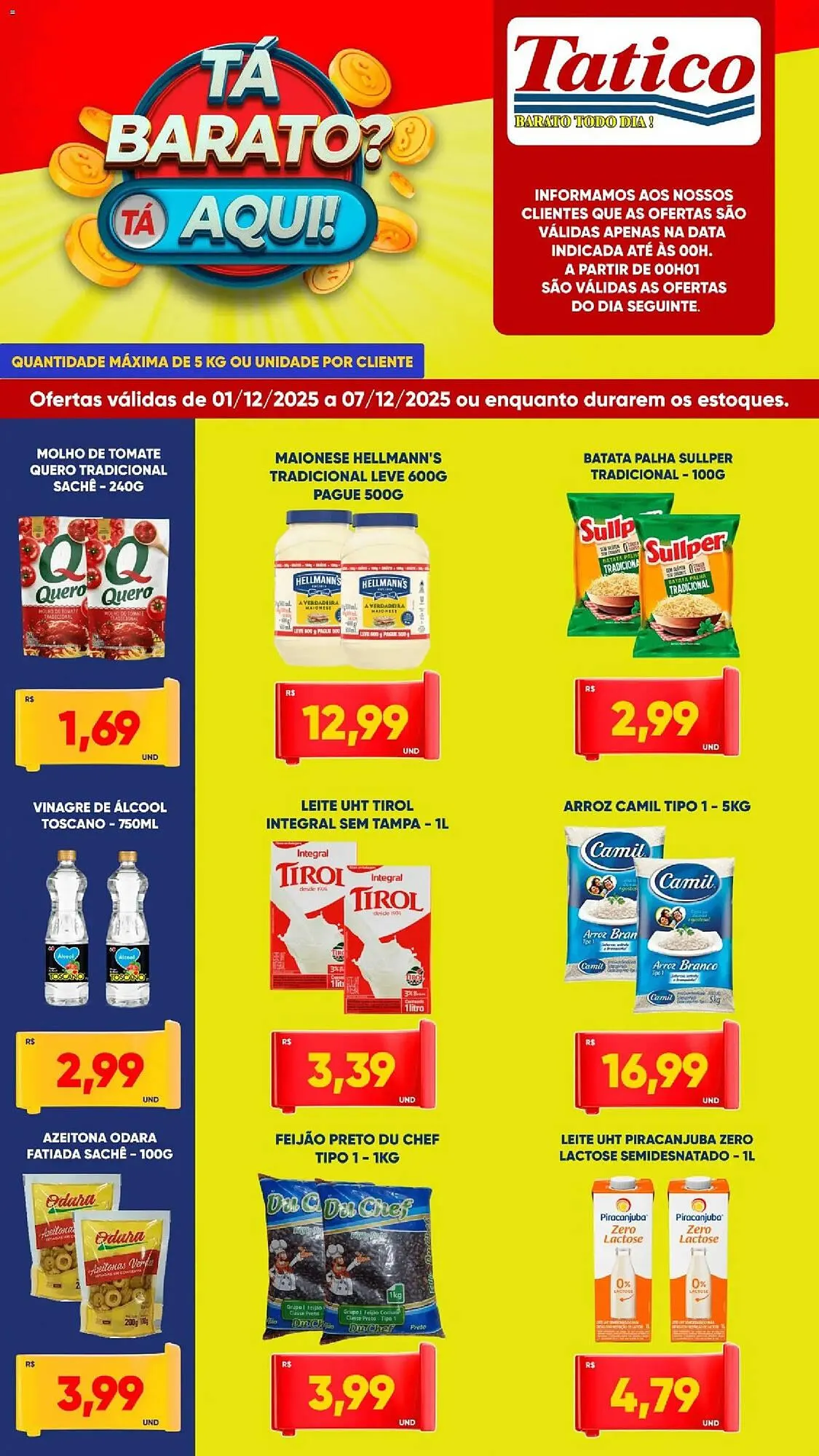 Encarte de Tabloide Tatico 1 de dezembro até 8 de dezembro 2025 - Pagina 3