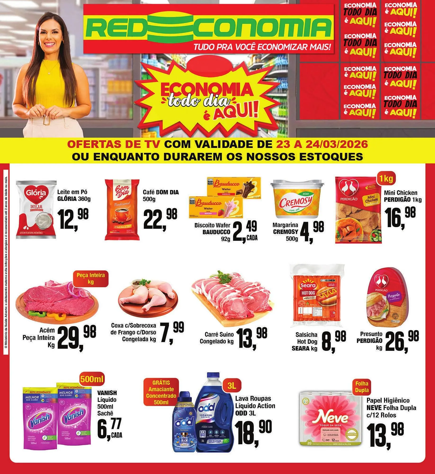 Encarte de Encarte Redeconomia 24 de março até 26 de março 2026 - Pagina 1