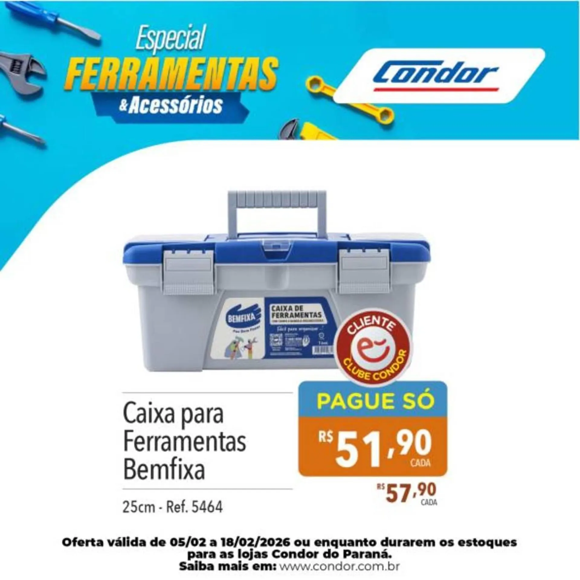 Encarte de Catálogo Supermercados Condor 11 de fevereiro até 22 de fevereiro 2026 - Pagina 13