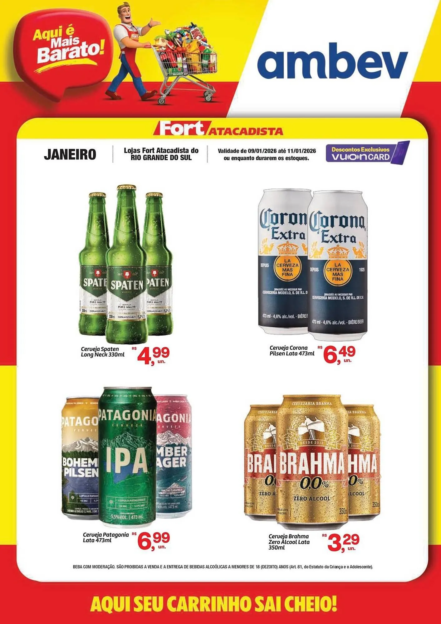 Encarte de Tabloide Fort Atacadista 9 de janeiro até 11 de janeiro 2026 - Pagina 1
