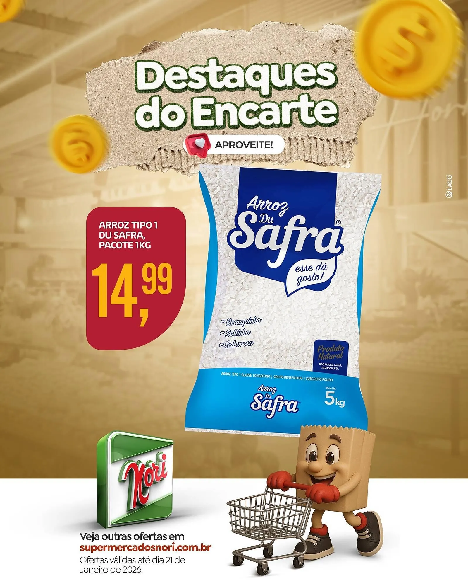 Encarte de Catálogo Supermercados Nori 21 de janeiro até 21 de janeiro 2026 - Pagina 3