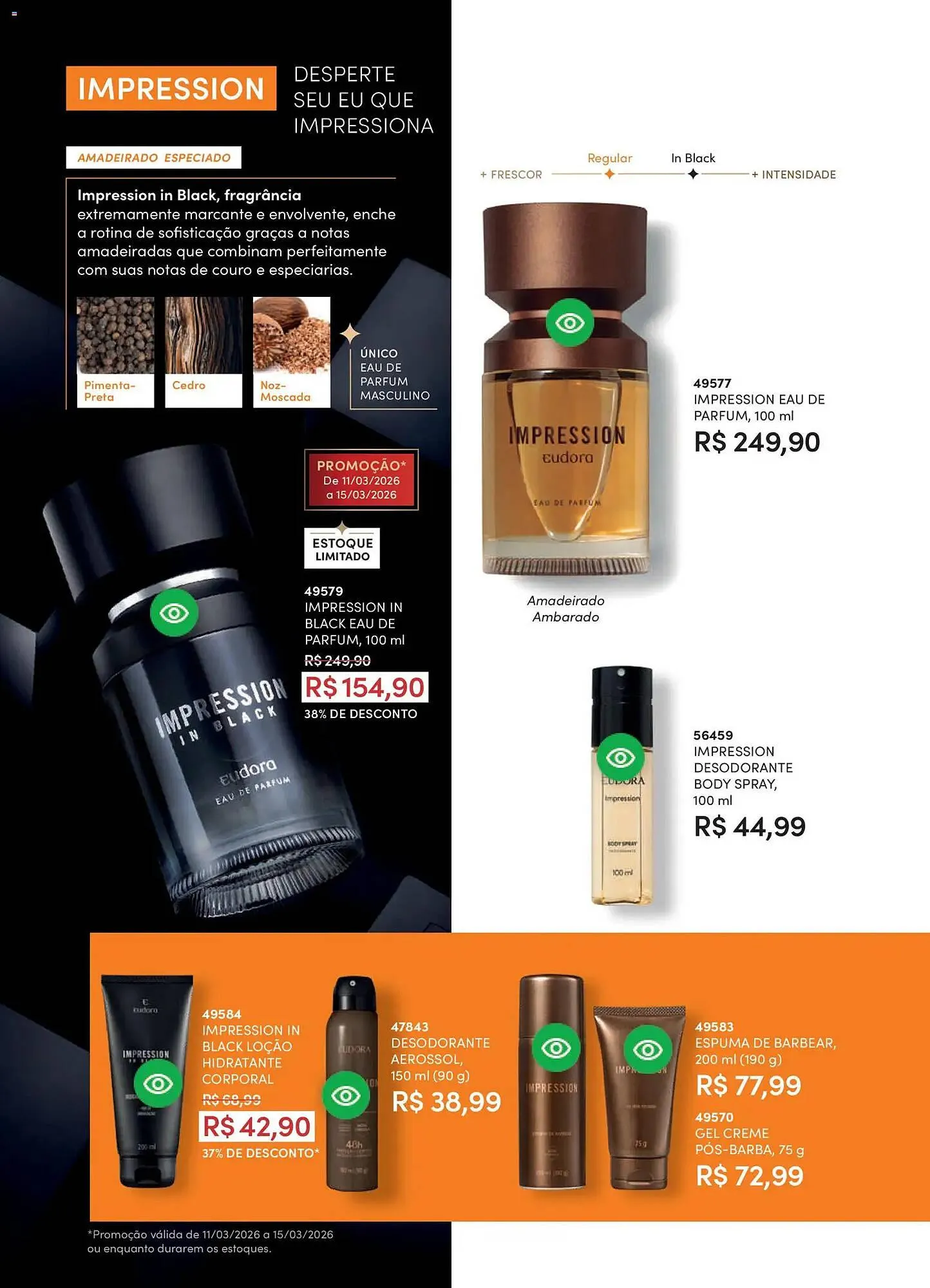 Encarte de Catálogo Eudora 11 de março até 10 de abril 2026 - Pagina 72