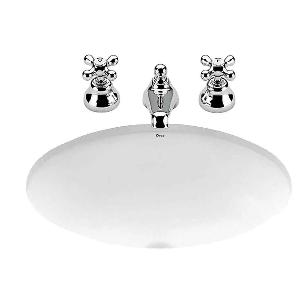 Cuba para Banheiro Deca Oval L37 49 x 36,5cm Gelo