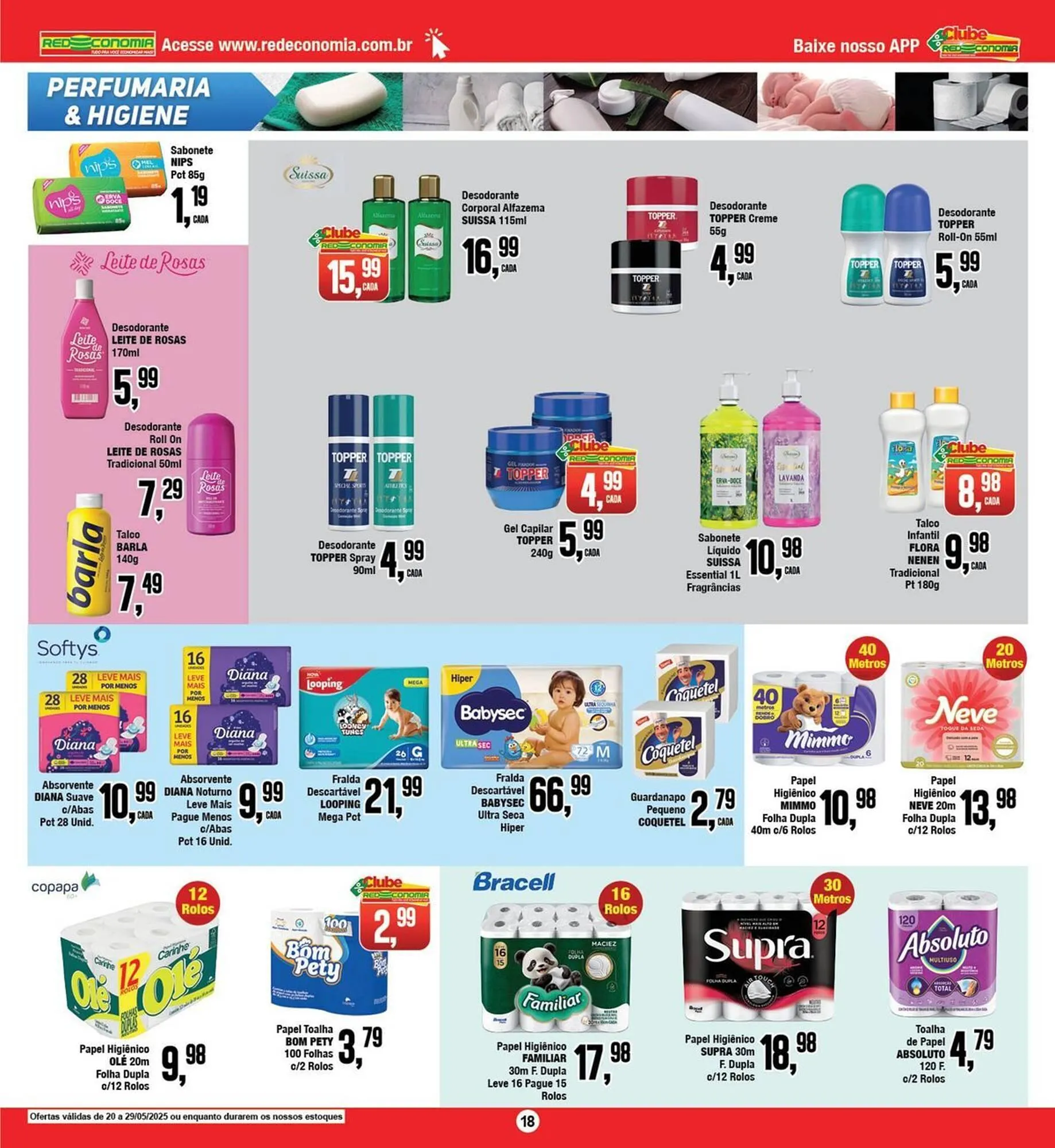 Encarte de Catálogo Rede Economia 23 de maio até 25 de maio 2025 - Pagina 18