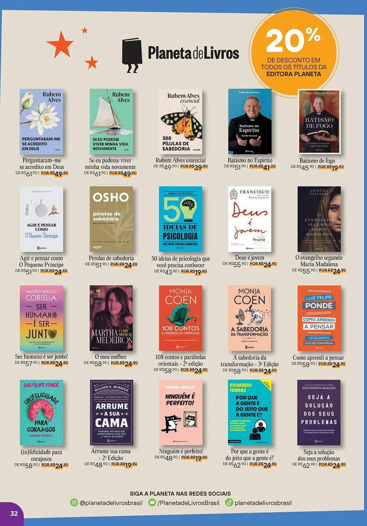 Encarte de Catálogo Livraria Leitura 1 de agosto até 30 de setembro 2025 - Pagina 32