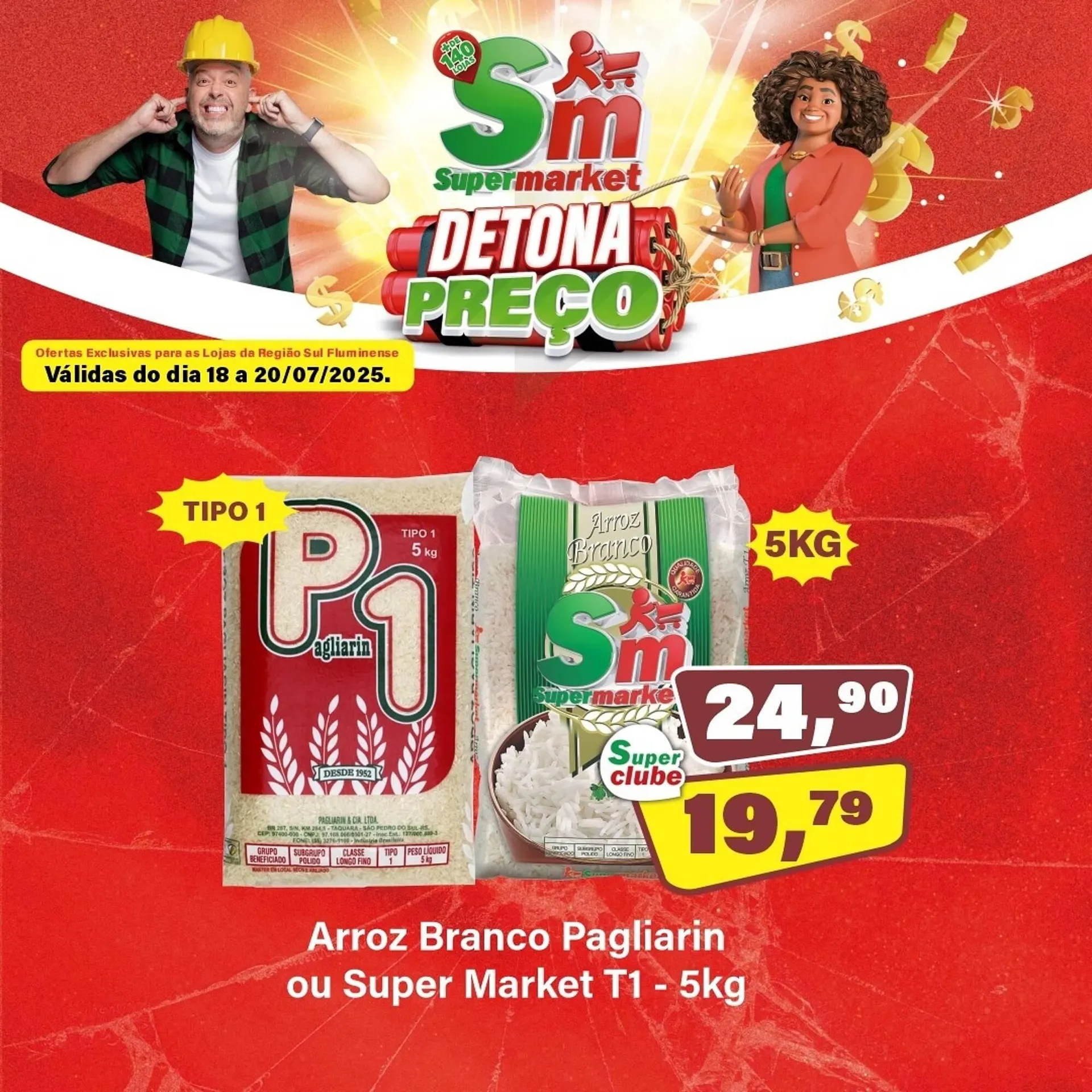 Encarte de Catálogo Floresta Supermercados 18 de julho até 20 de julho 2025 - Pagina 1