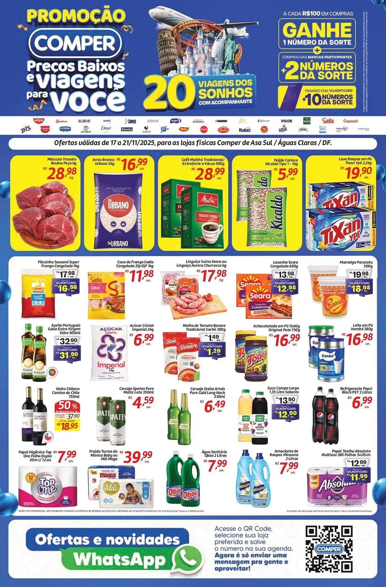 Encarte de Folheto Comper 17 de novembro até 21 de novembro 2025 - Pagina 1
