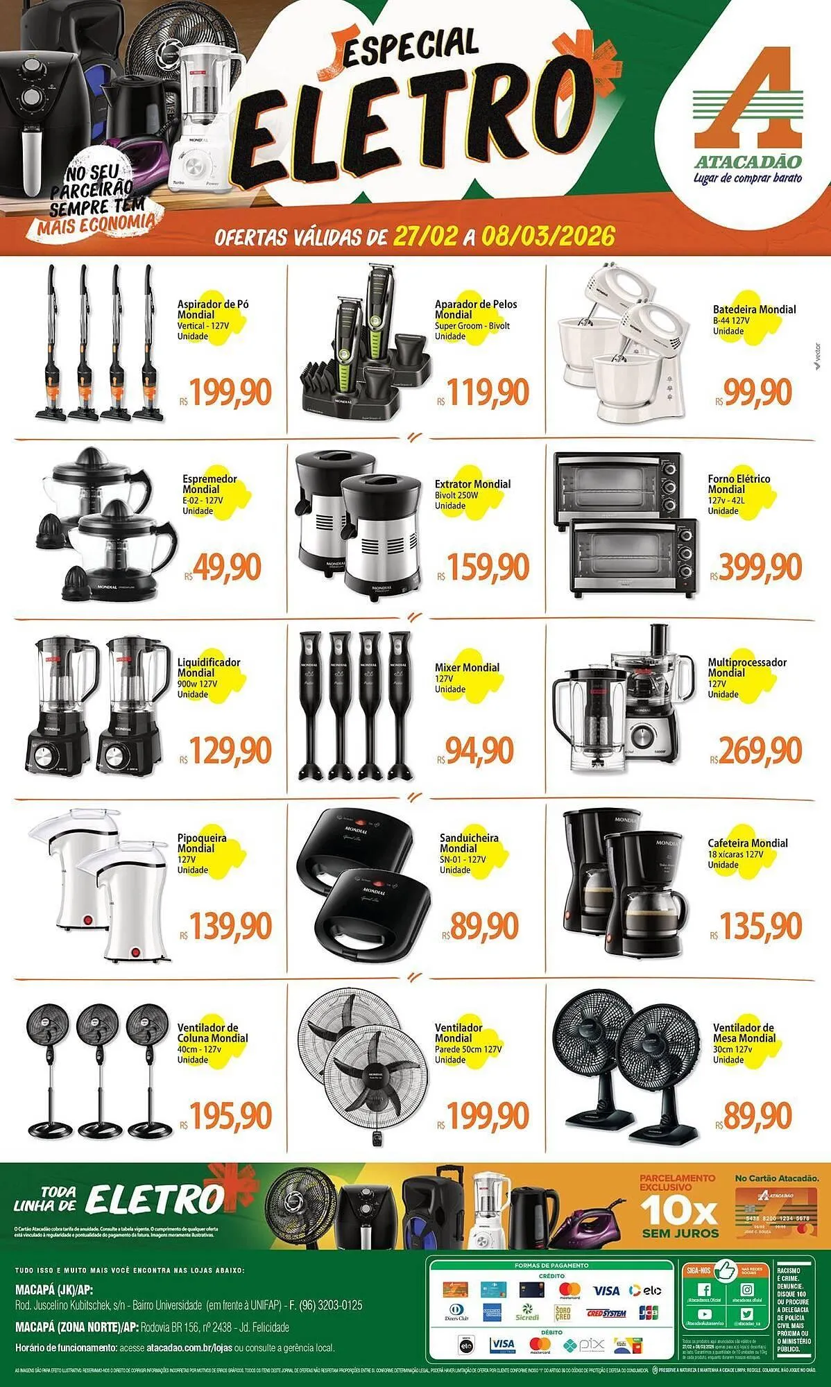 Encarte de Folheto Atacadão 27 de fevereiro até 8 de março 2026 - Pagina 1