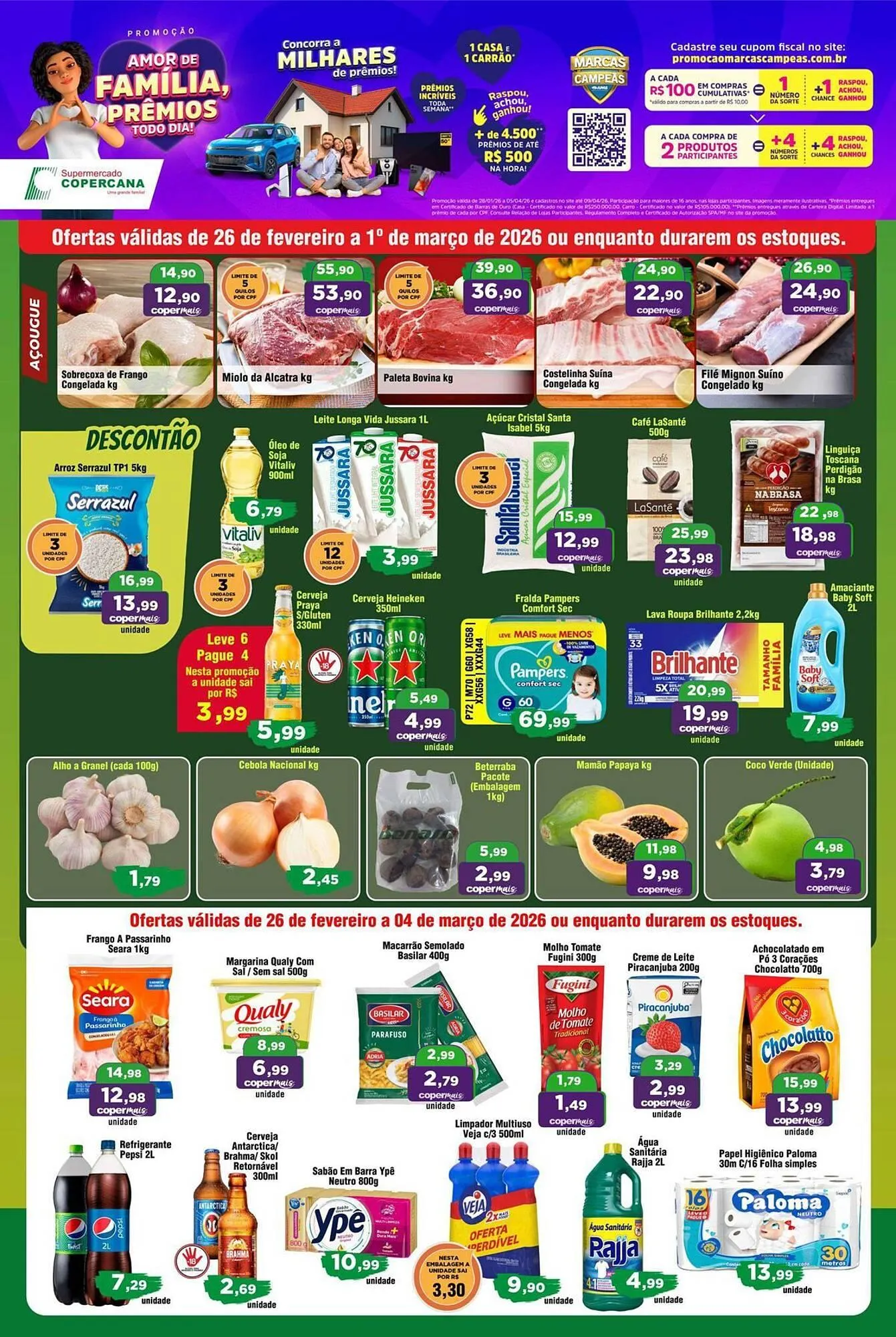 Encarte de Tabloide Copercana 26 de fevereiro até 4 de março 2026 - Pagina 1