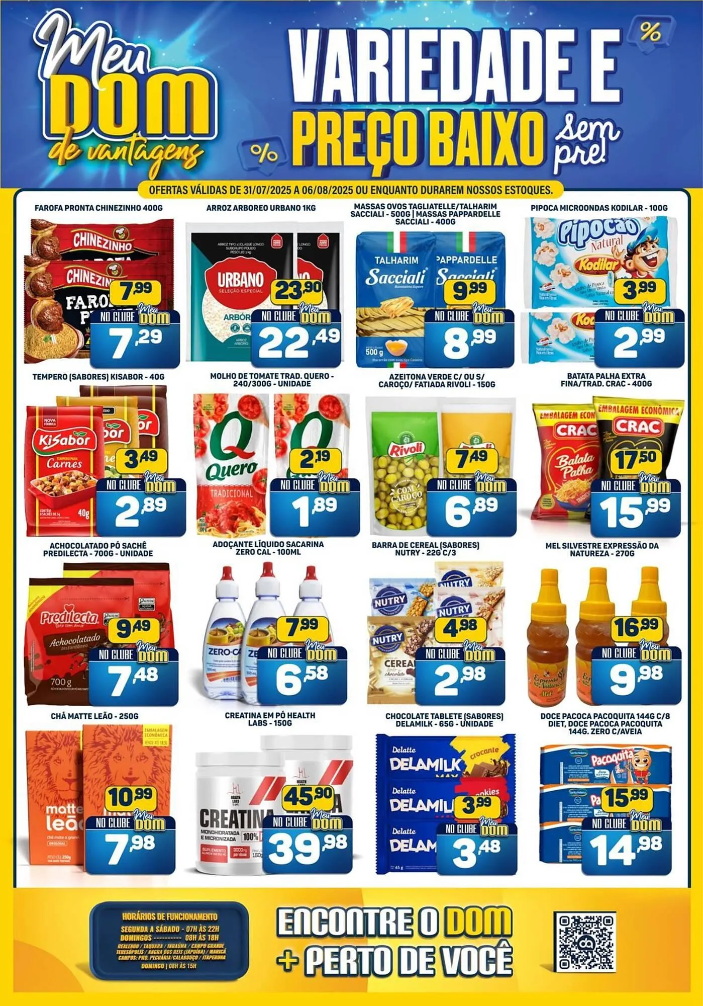 Encarte de Catálogo Dom Atacadista 31 de julho até 6 de agosto 2025 - Pagina 1