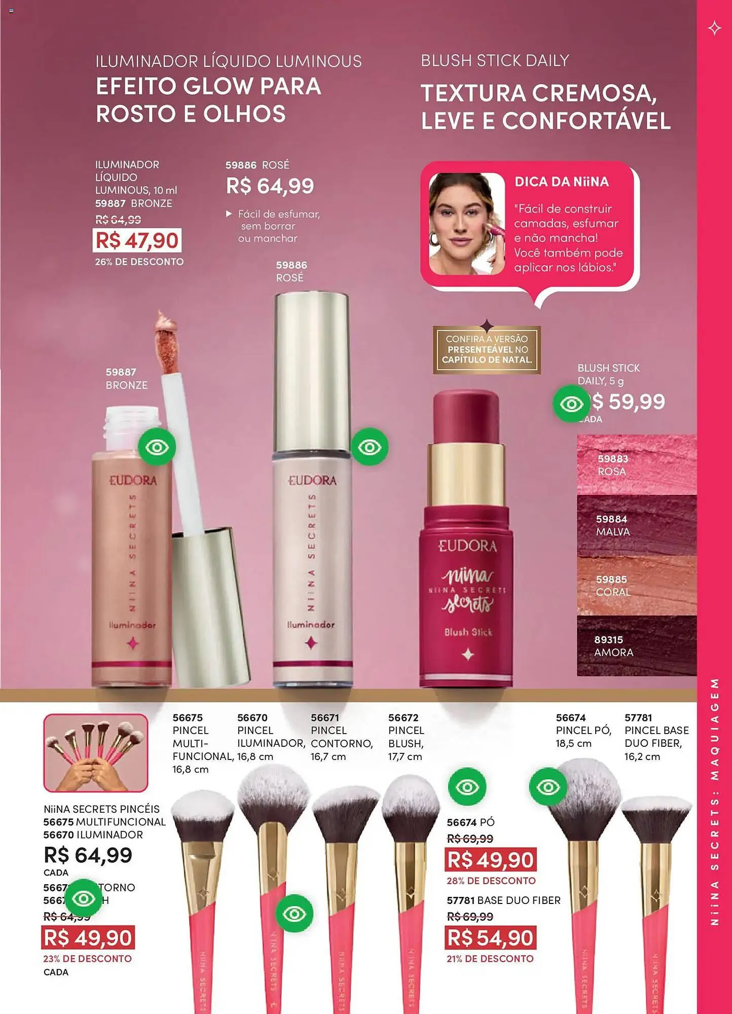 Encarte de Catálogo Eudora 29 de outubro até 27 de novembro 2025 - Pagina 94