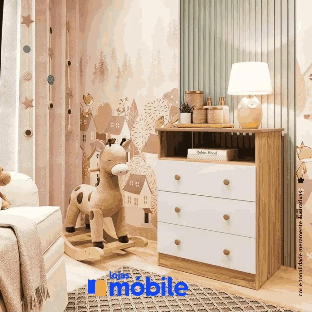 Comoda Smim New 3 Gavetas (20496)