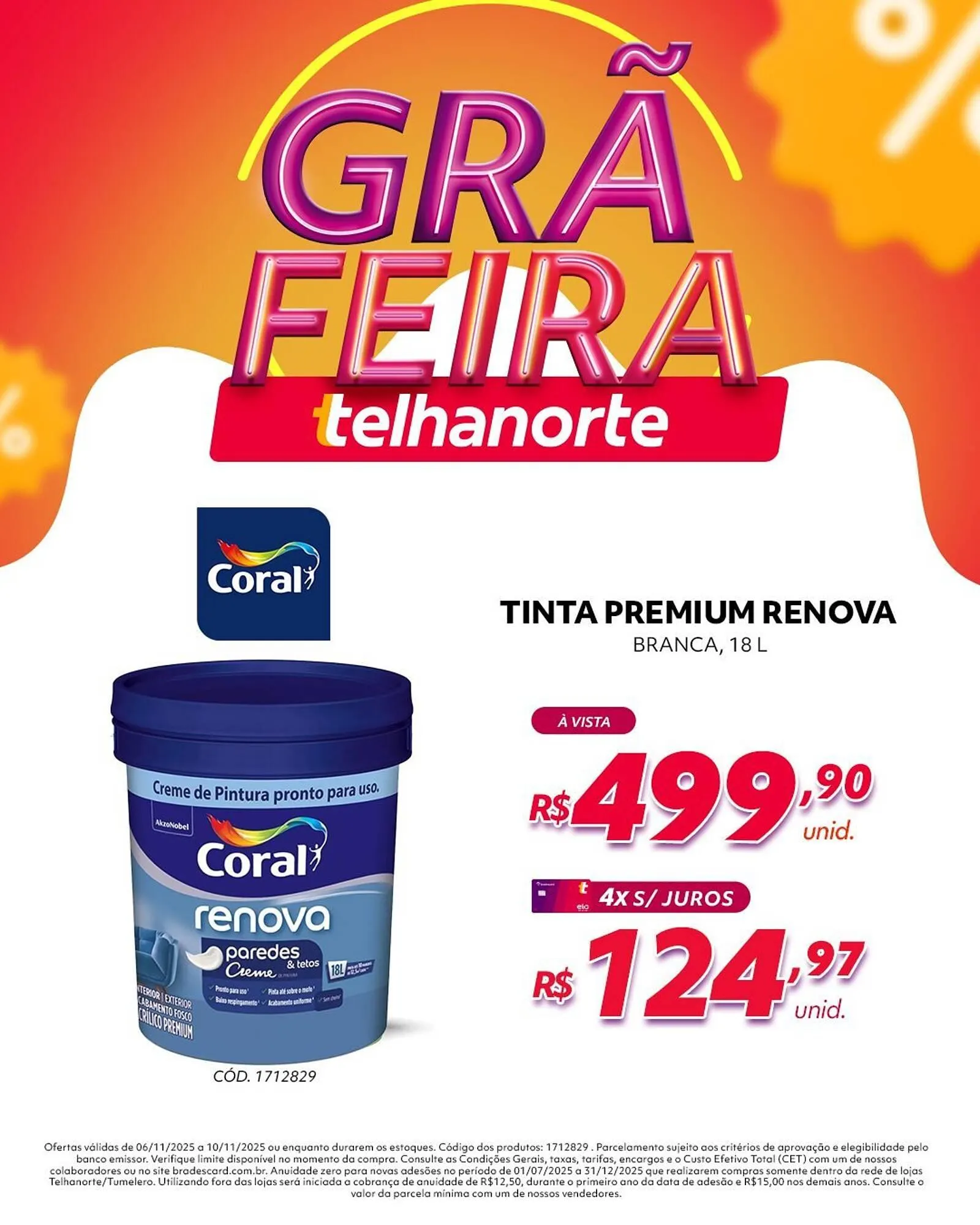 Encarte de Catálogo Telhanorte 6 de novembro até 10 de novembro 2025 - Pagina 4