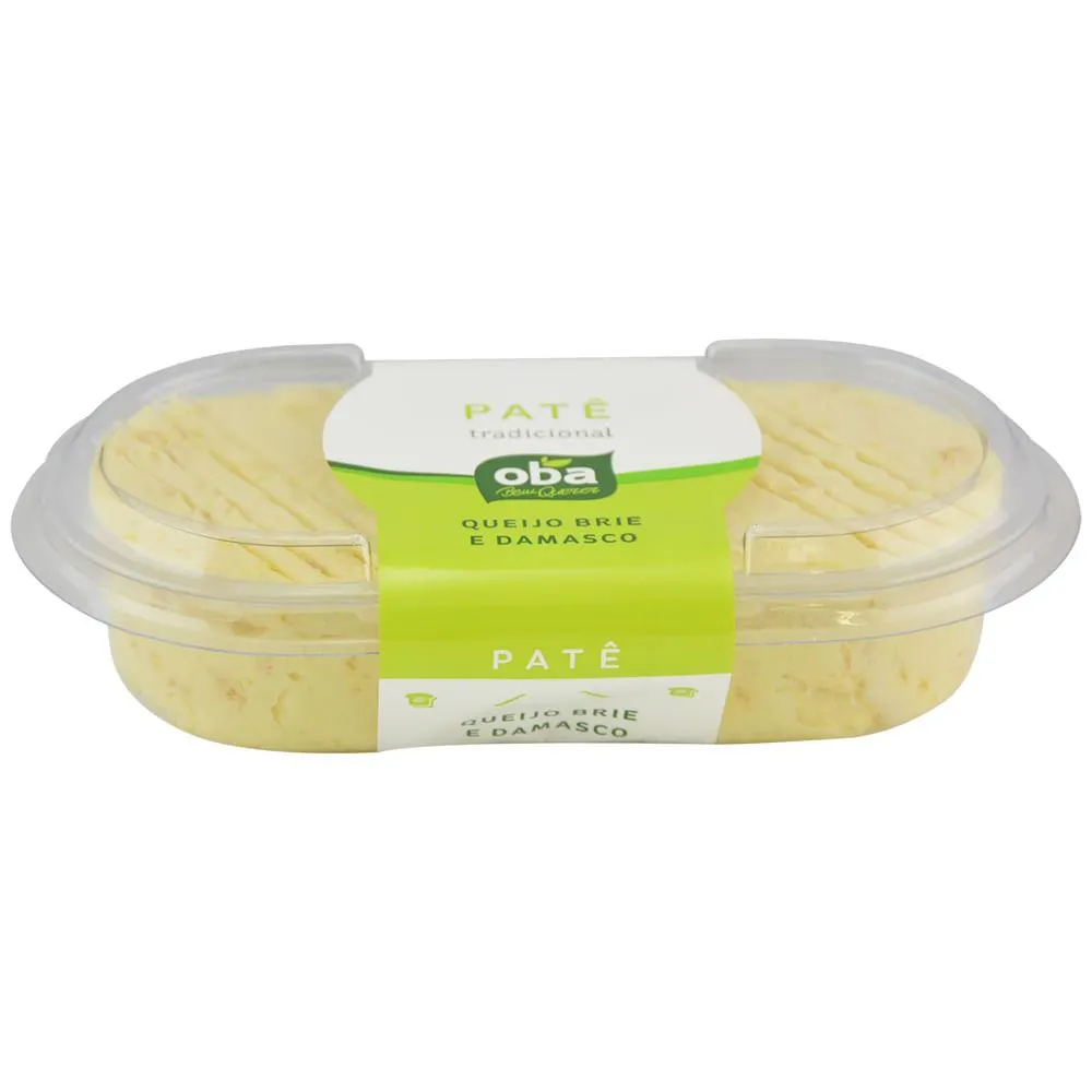 Patê De Queijo Brie Com Damasco Oba Bem Querer Kg