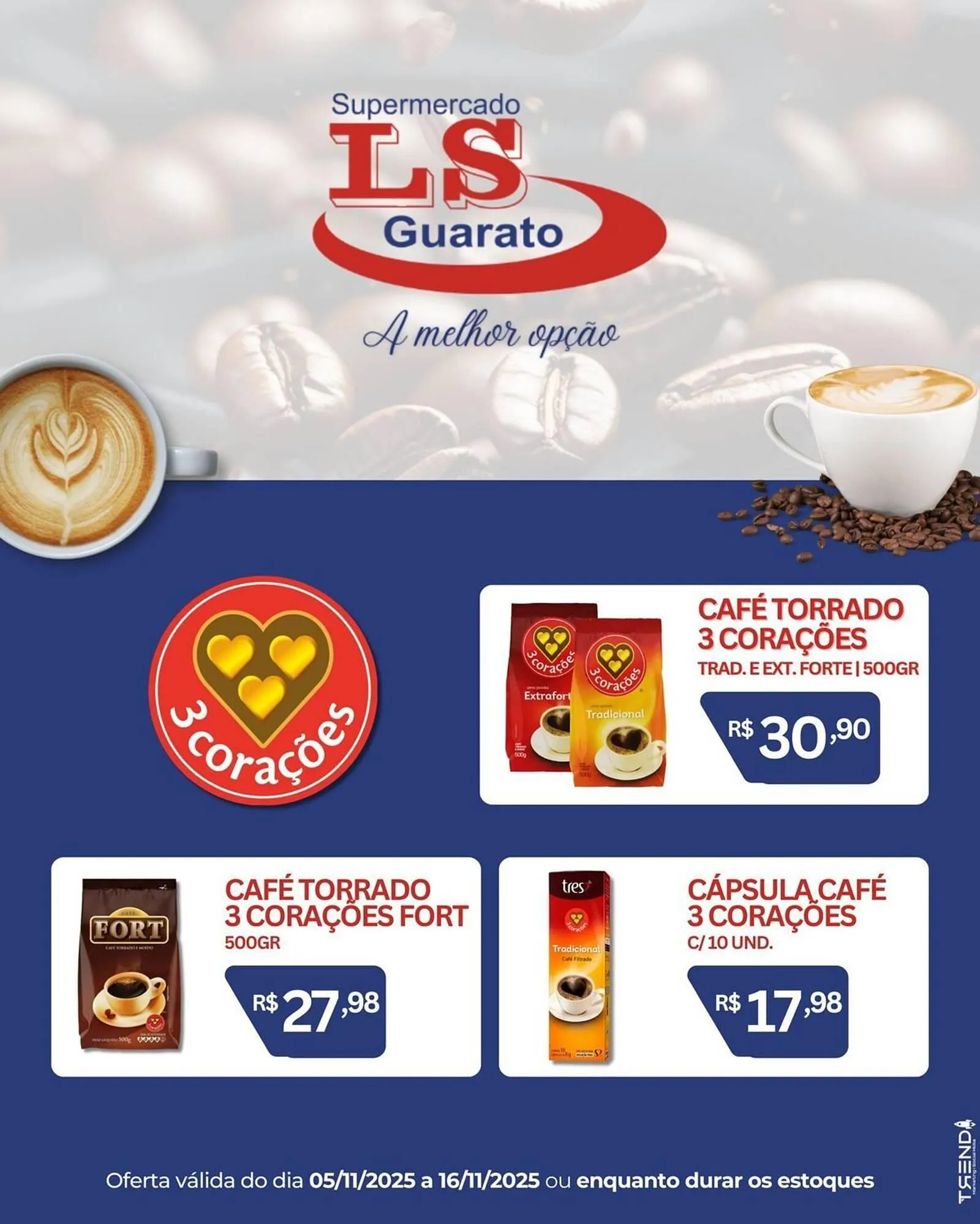 Encarte de Catálogo Supermercado LS Guarato 5 de novembro até 16 de novembro 2025 - Pagina 1