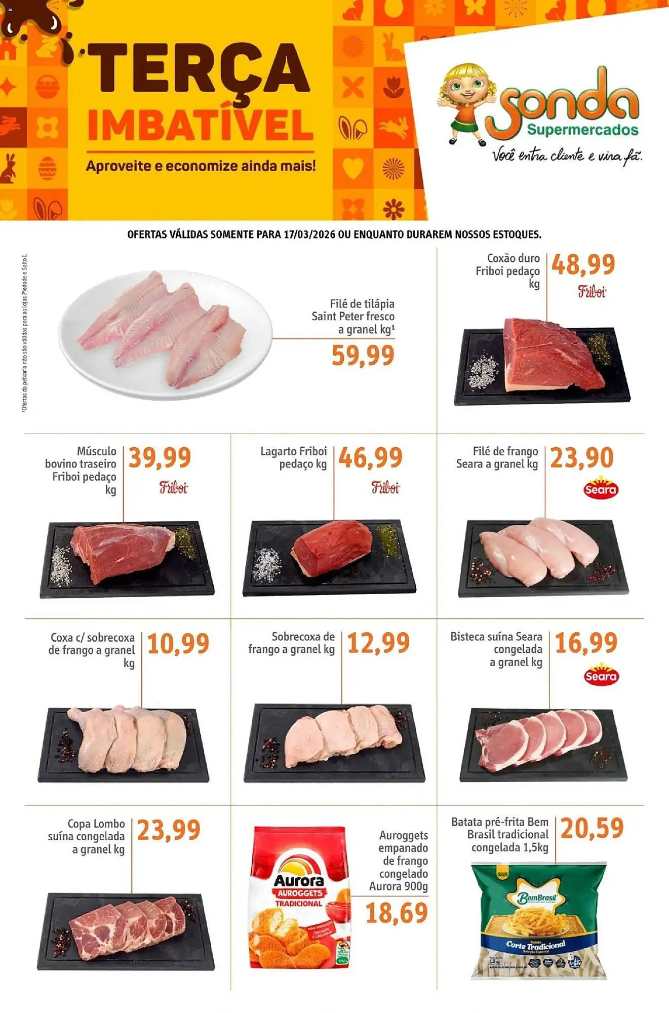 Encarte de Folheto Sonda 17 de março até 18 de março 2026 - Pagina 1