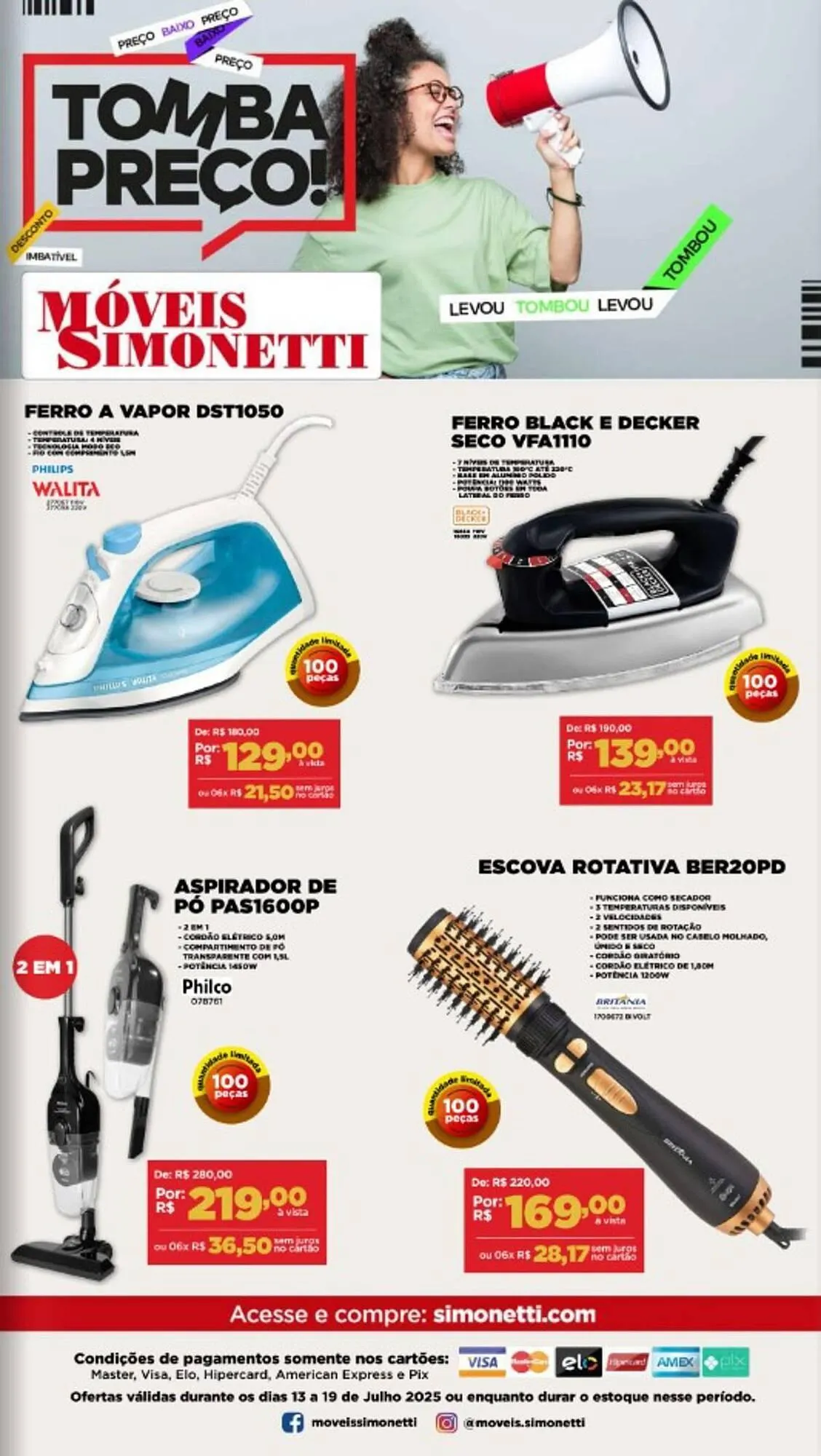 Encarte de Catálogo Móveis Simonetti 14 de julho até 19 de julho 2025 - Pagina 43