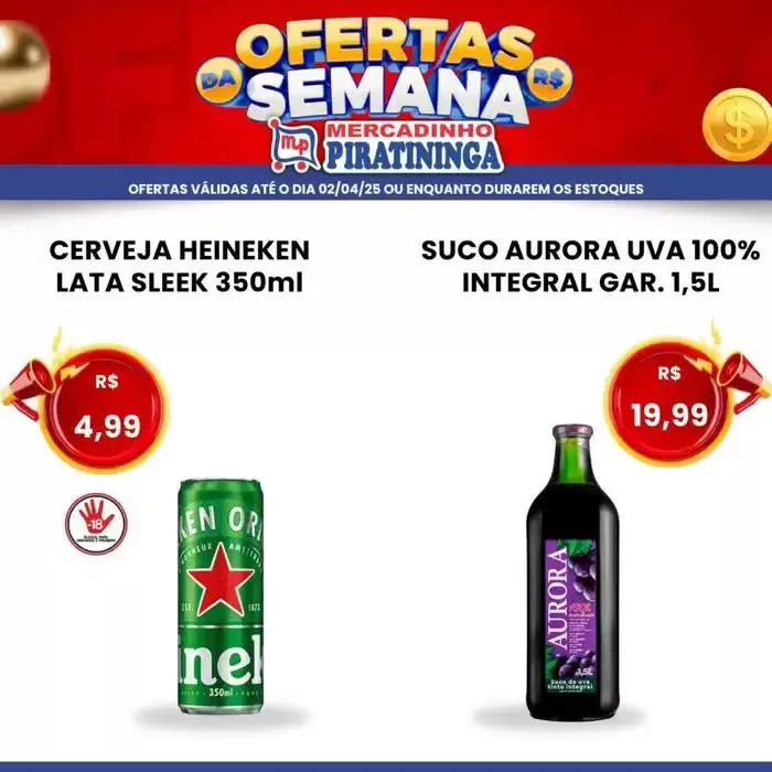 Encarte de Encarte Mercadinho Piratininga 28 de março até 2 de abril 2025 - Pagina 7