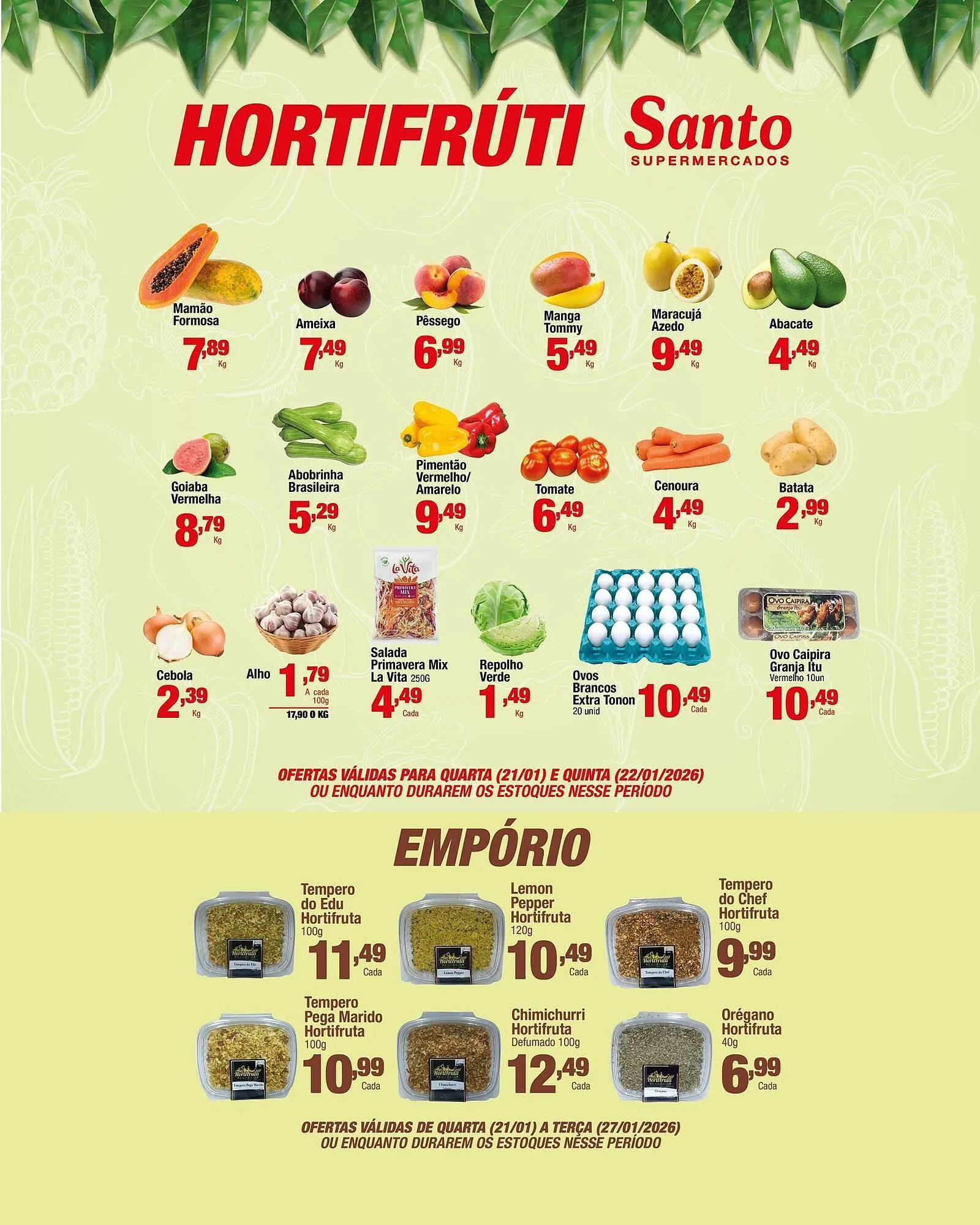 Encarte de Catálogo Santo Supermercados 23 de janeiro até 27 de janeiro 2026 - Pagina 3