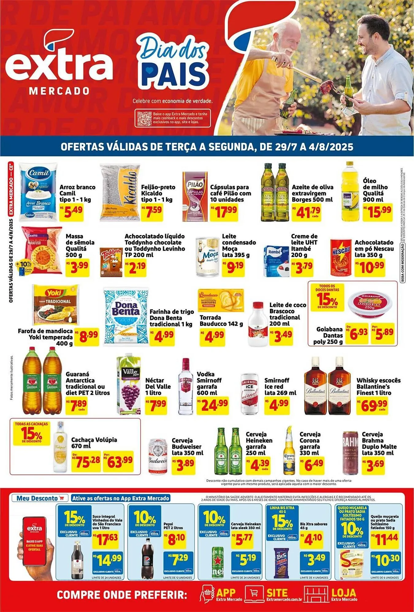Encarte de Catálogo Extra 29 de julho até 4 de agosto 2025 - Pagina 1