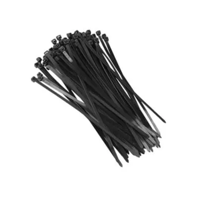 Abraçadeira De Nylon Preta 100x2,5 Com 100 Unidades 01011006 Starfer