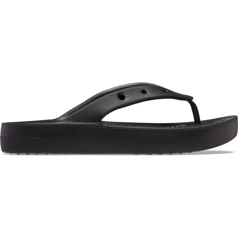 Chinelo Crocs Classic Platform Flip black