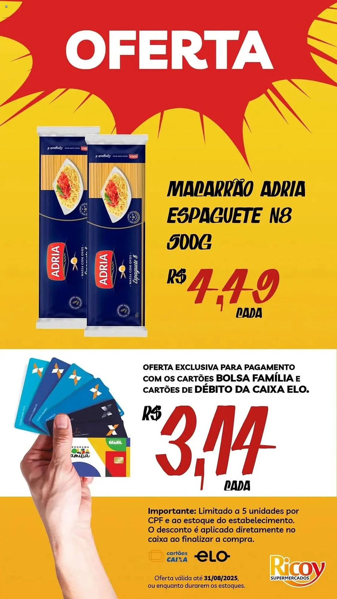 Encarte de Catálogo Ricoy Supermercados 11 de agosto até 1 de setembro 2025 - Pagina 8